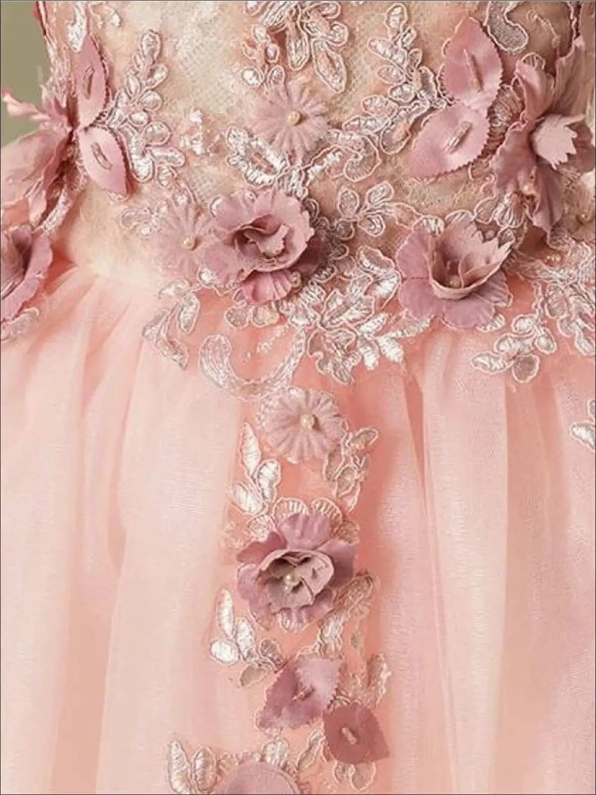 Sunkissed Rose Special Occasion Party Dress - Image 4