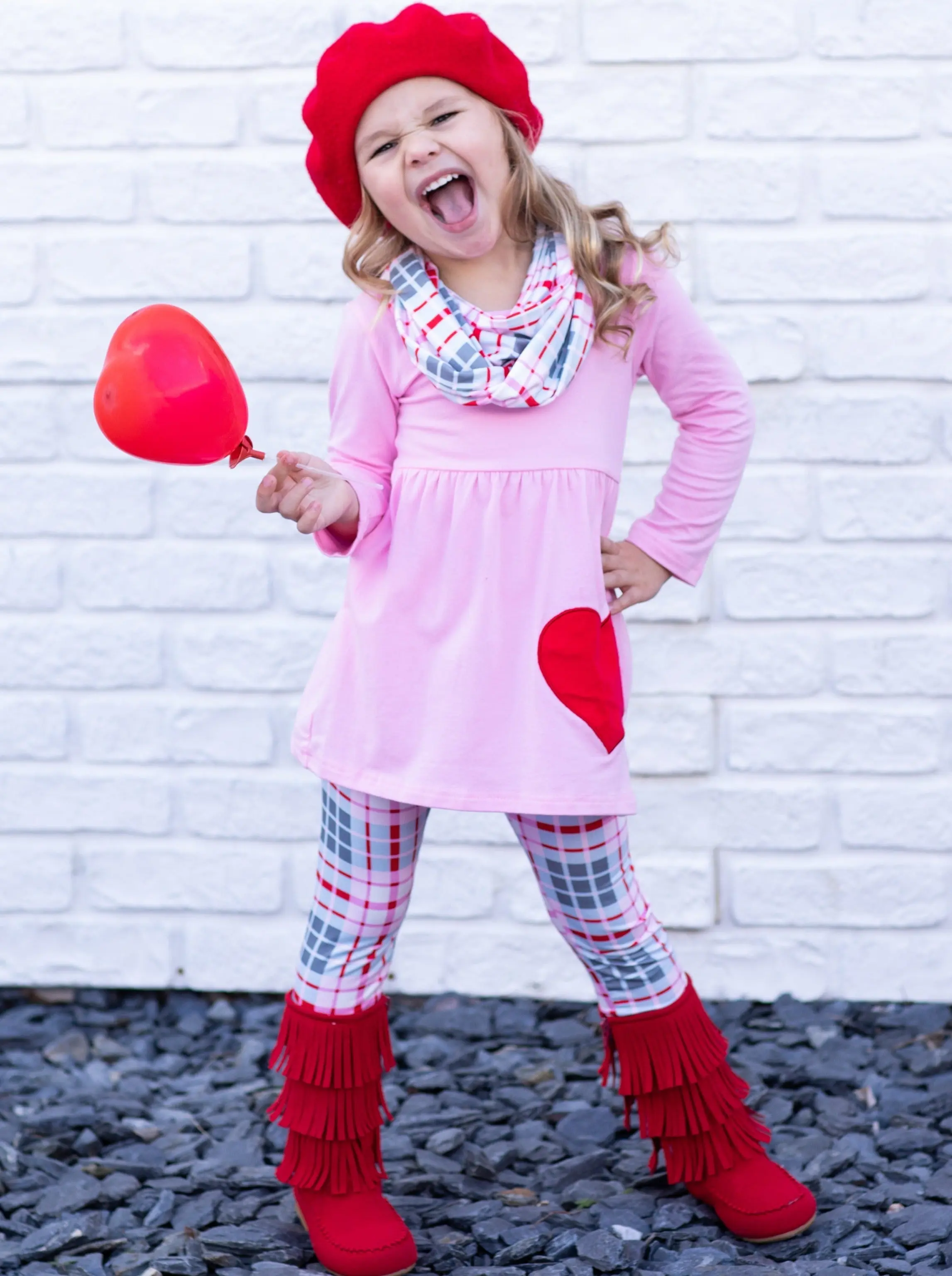 Heart Thief Tunic, Scarf and Legging Set - Image 2