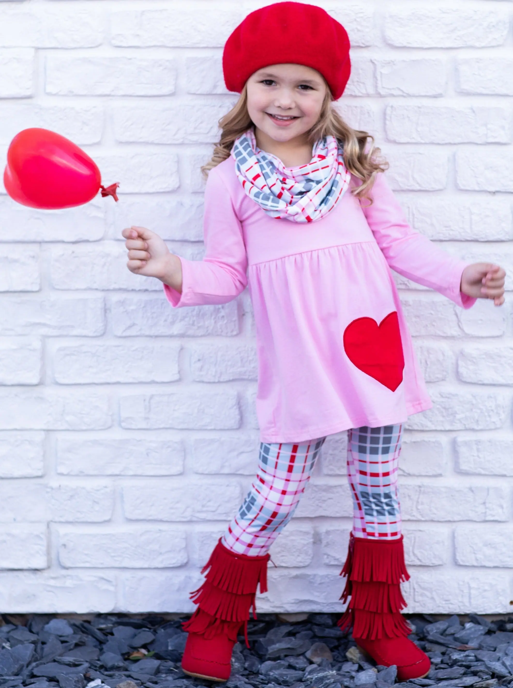 Heart Thief Tunic, Scarf and Legging Set - Image 3