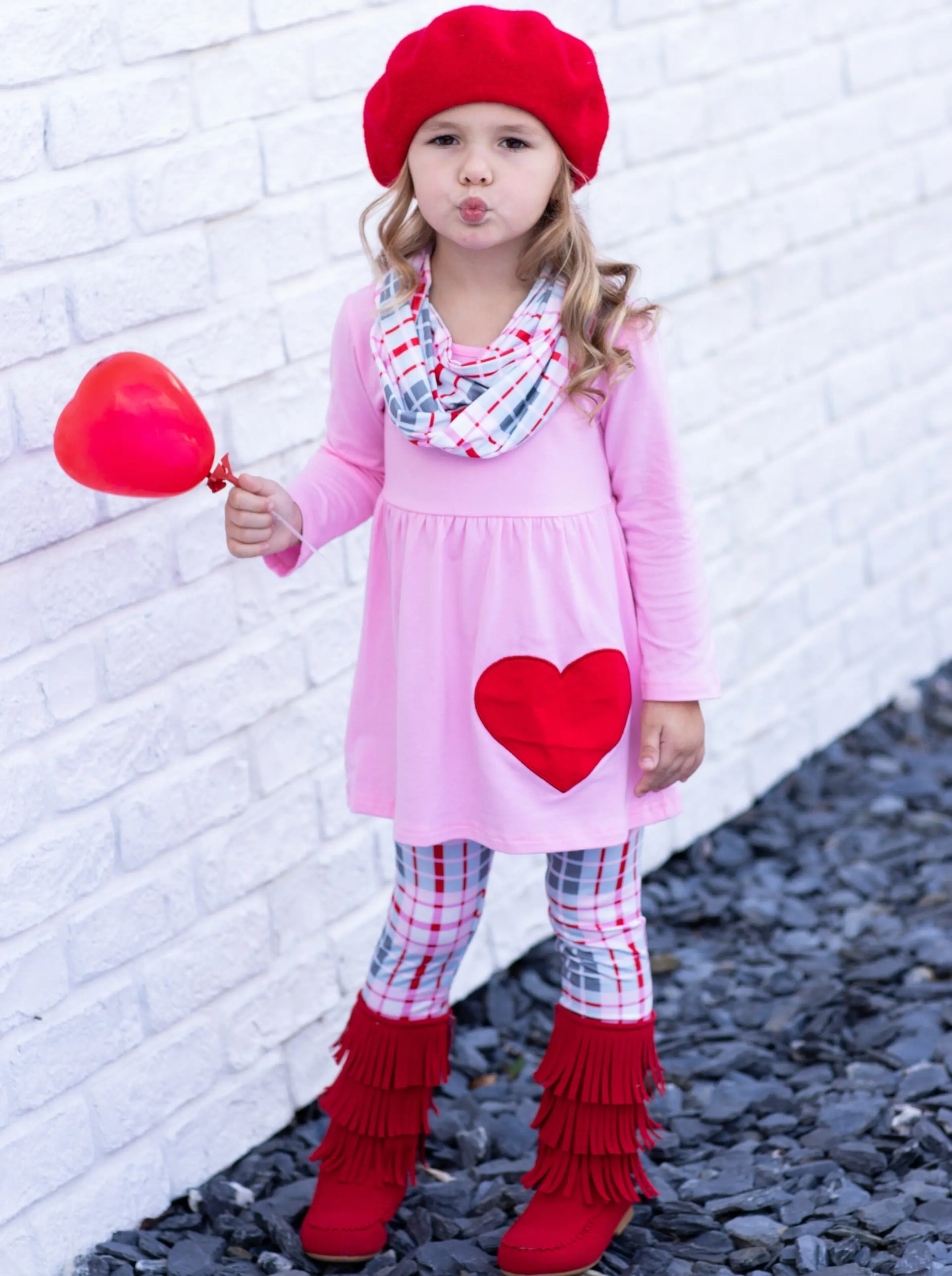 Heart Thief Tunic, Scarf and Legging Set - Image 4