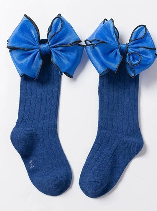 Girls Pitter Patter Bow Socks - Image 4