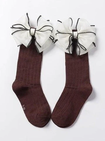 Girls Pitter Patter Bow Socks - Image 5
