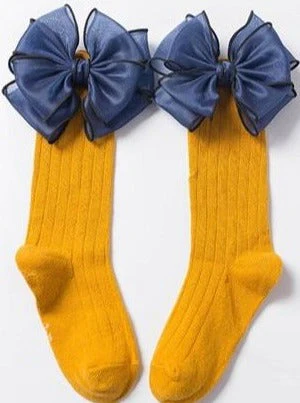 Girls Pitter Patter Bow Socks - Image 7