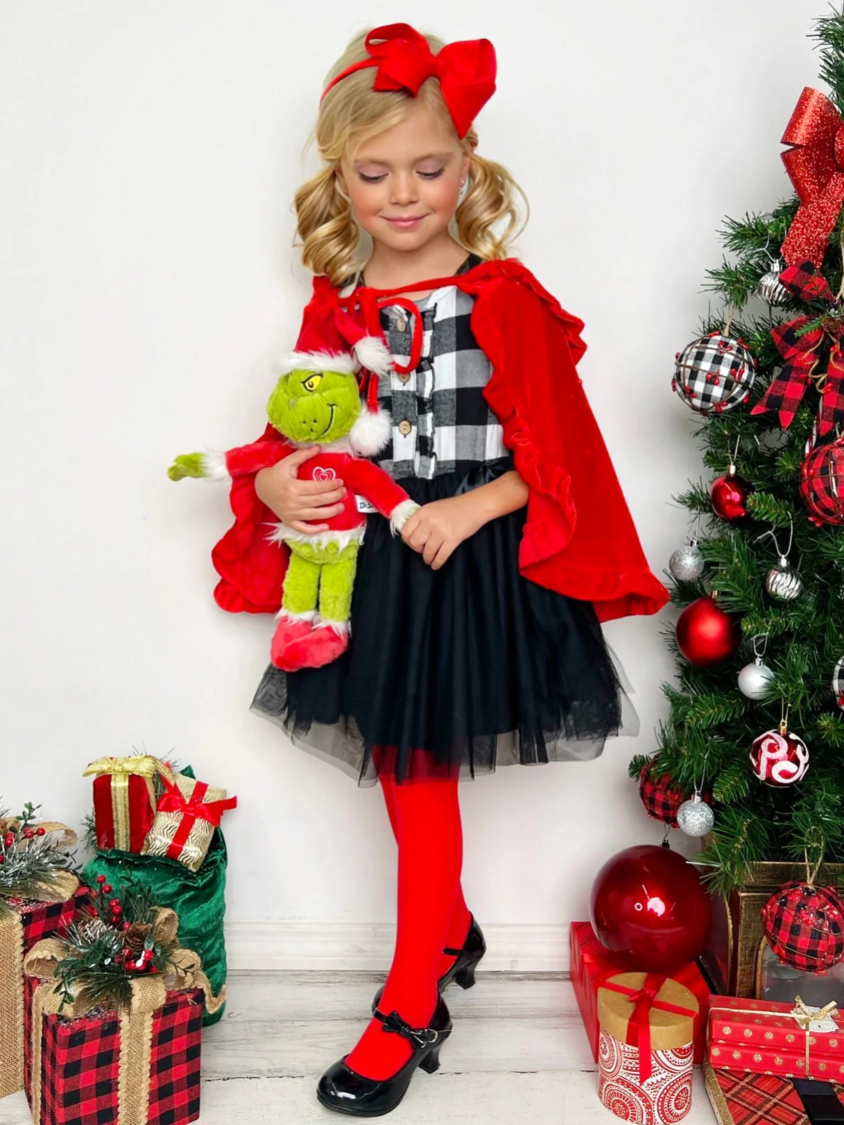 Pretty Plaid Ruffled Tutu Dress - Image 12