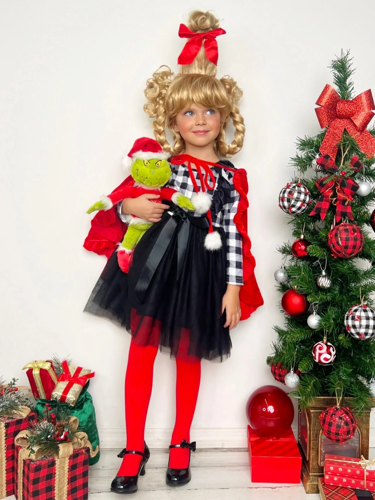 Pretty Plaid Ruffled Tutu Dress - Image 13