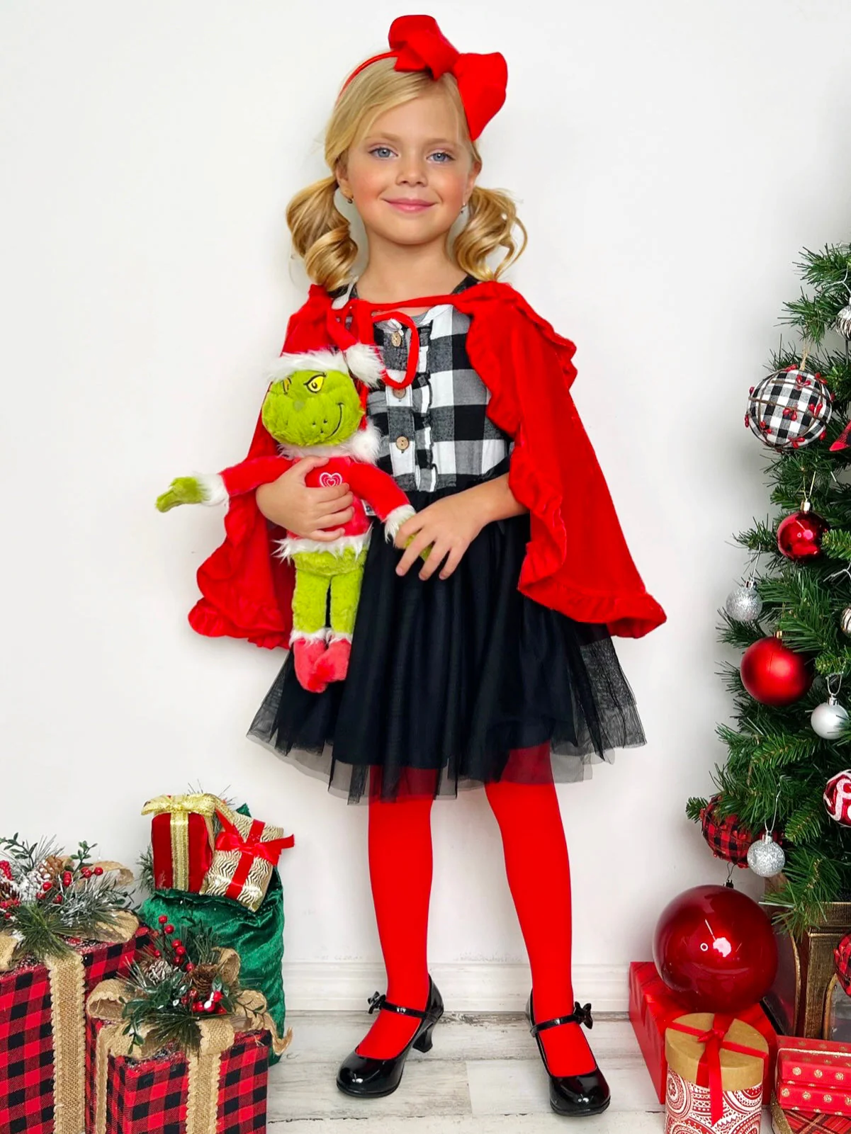 Pretty Plaid Ruffled Tutu Dress - Image 2