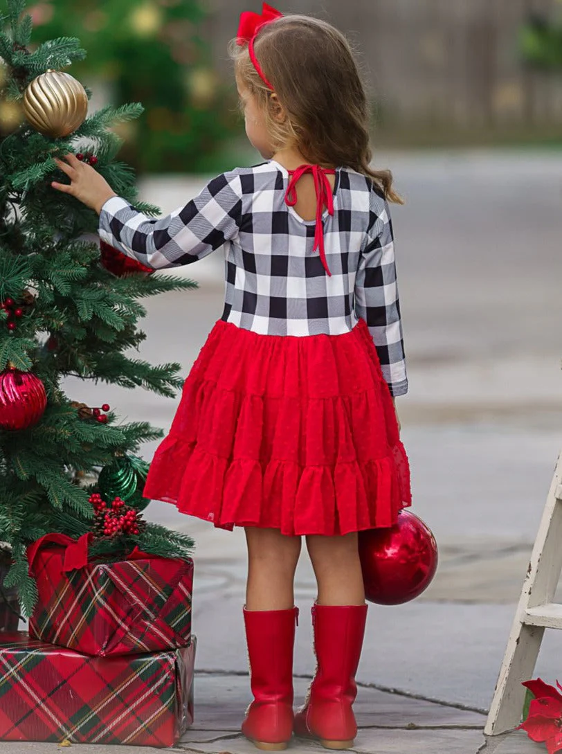 Plaid-Tastic Winter Tutu Dress - Image 10