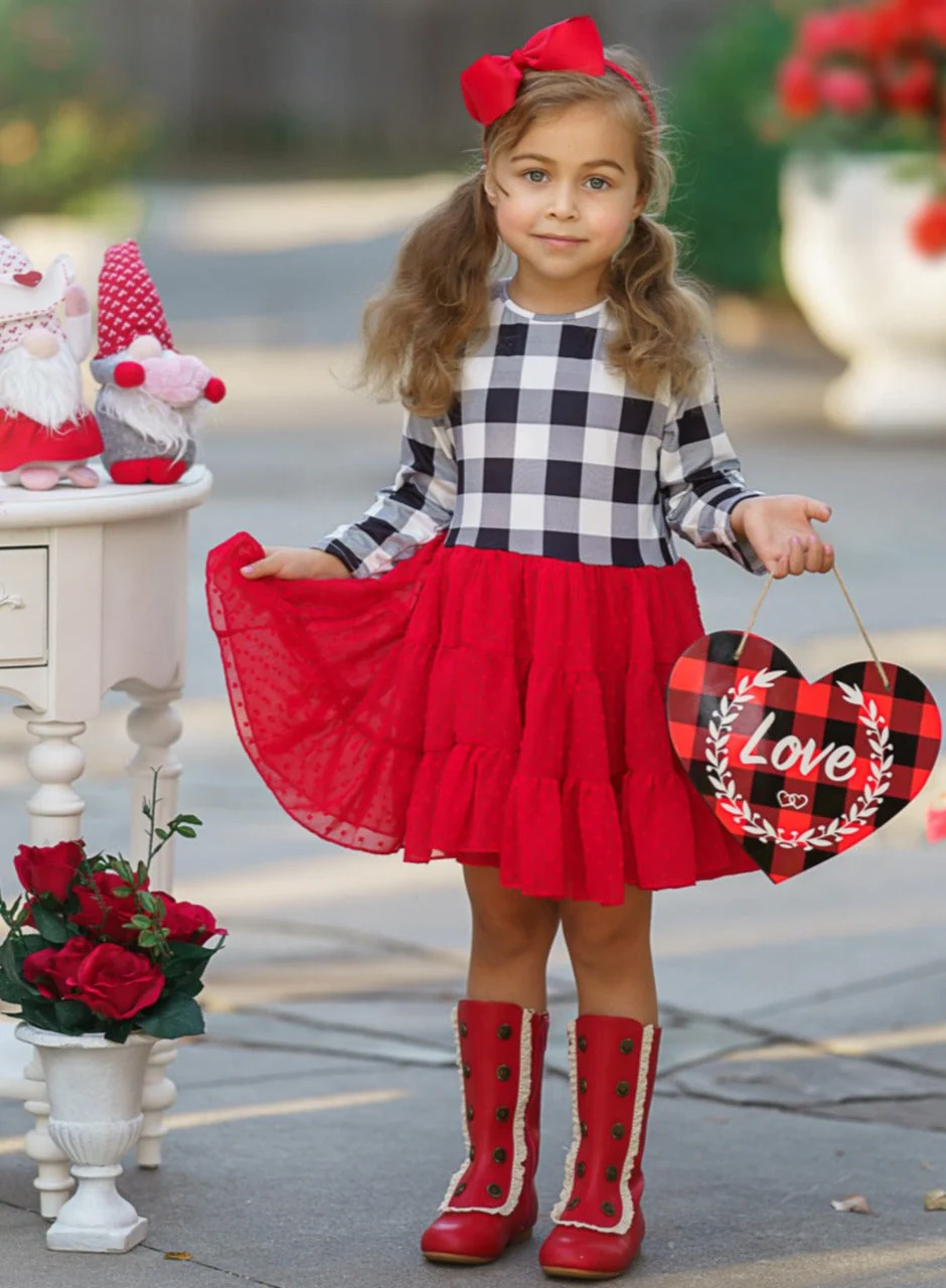 Plaid-Tastic Winter Tutu Dress - Image 12