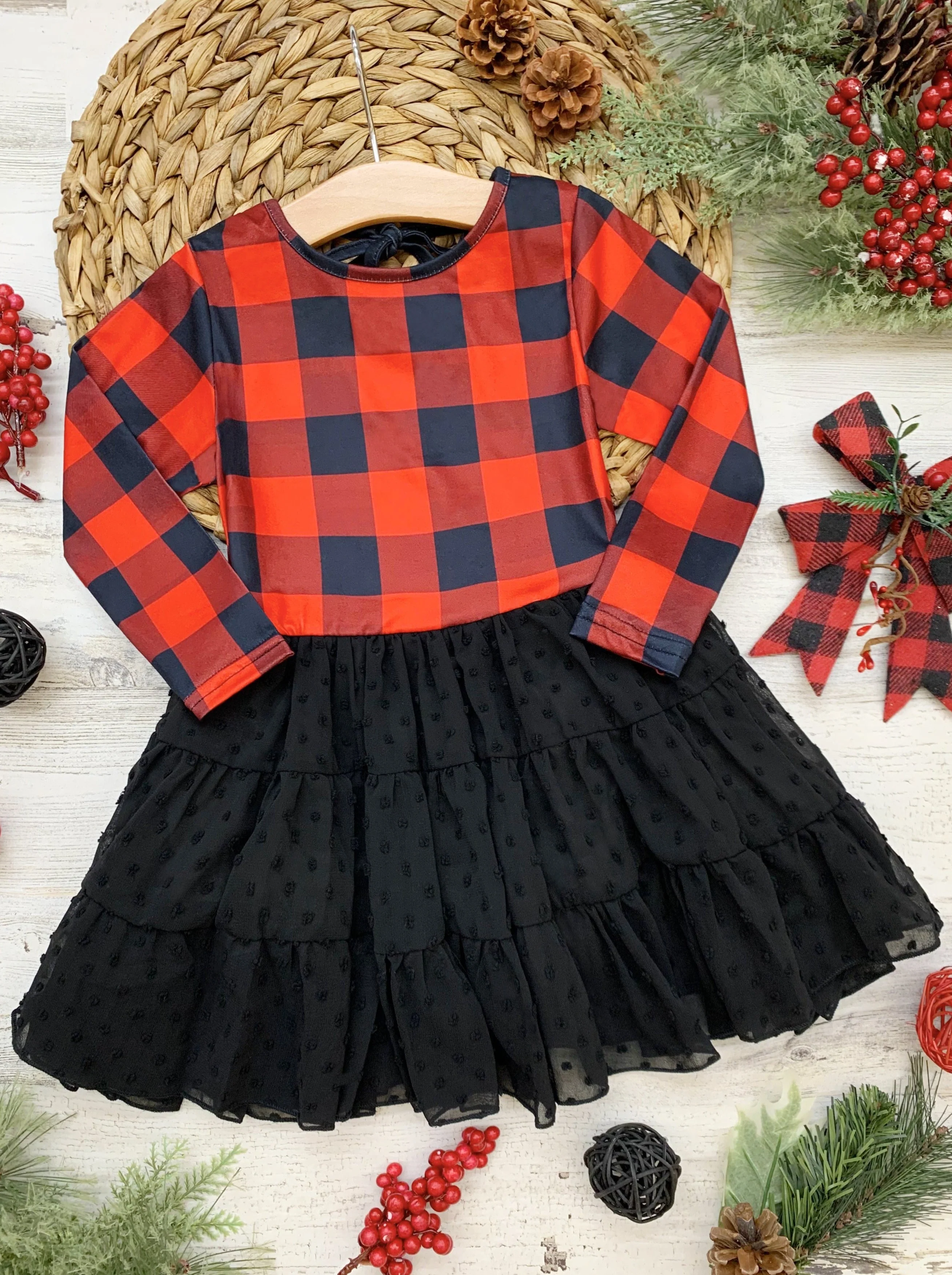 Plaid-Tastic Winter Tutu Dress - Image 5