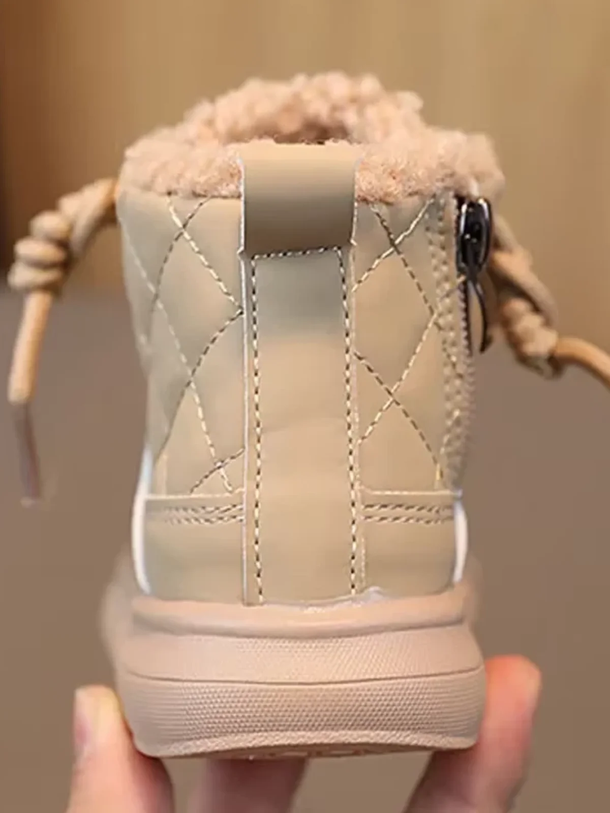 Girls Plush Warm Anti-slip Snow Boots By Liv and Mia - Image 6