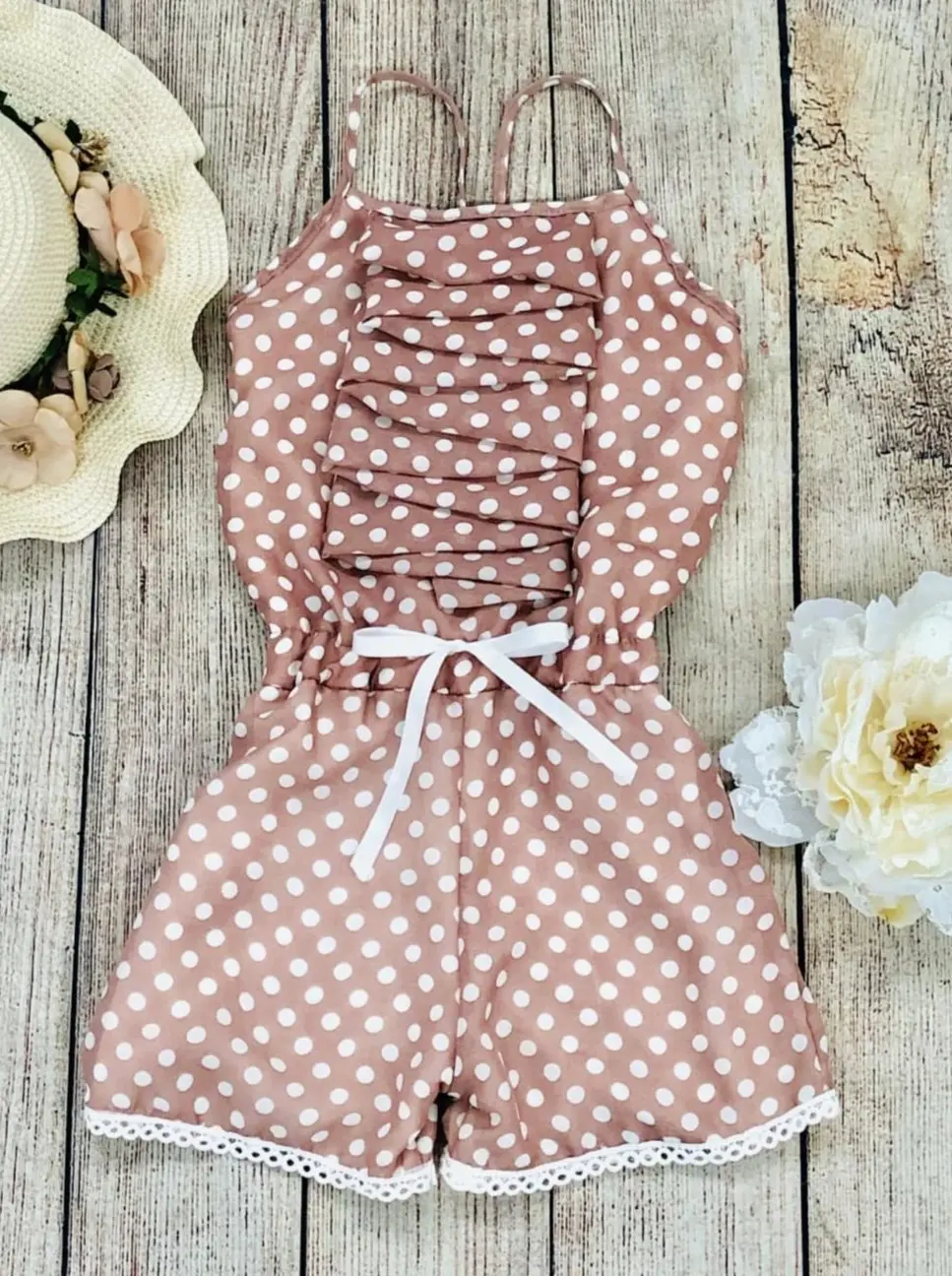 I've Been Spotted Cascading Ruffle Romper - Image 3