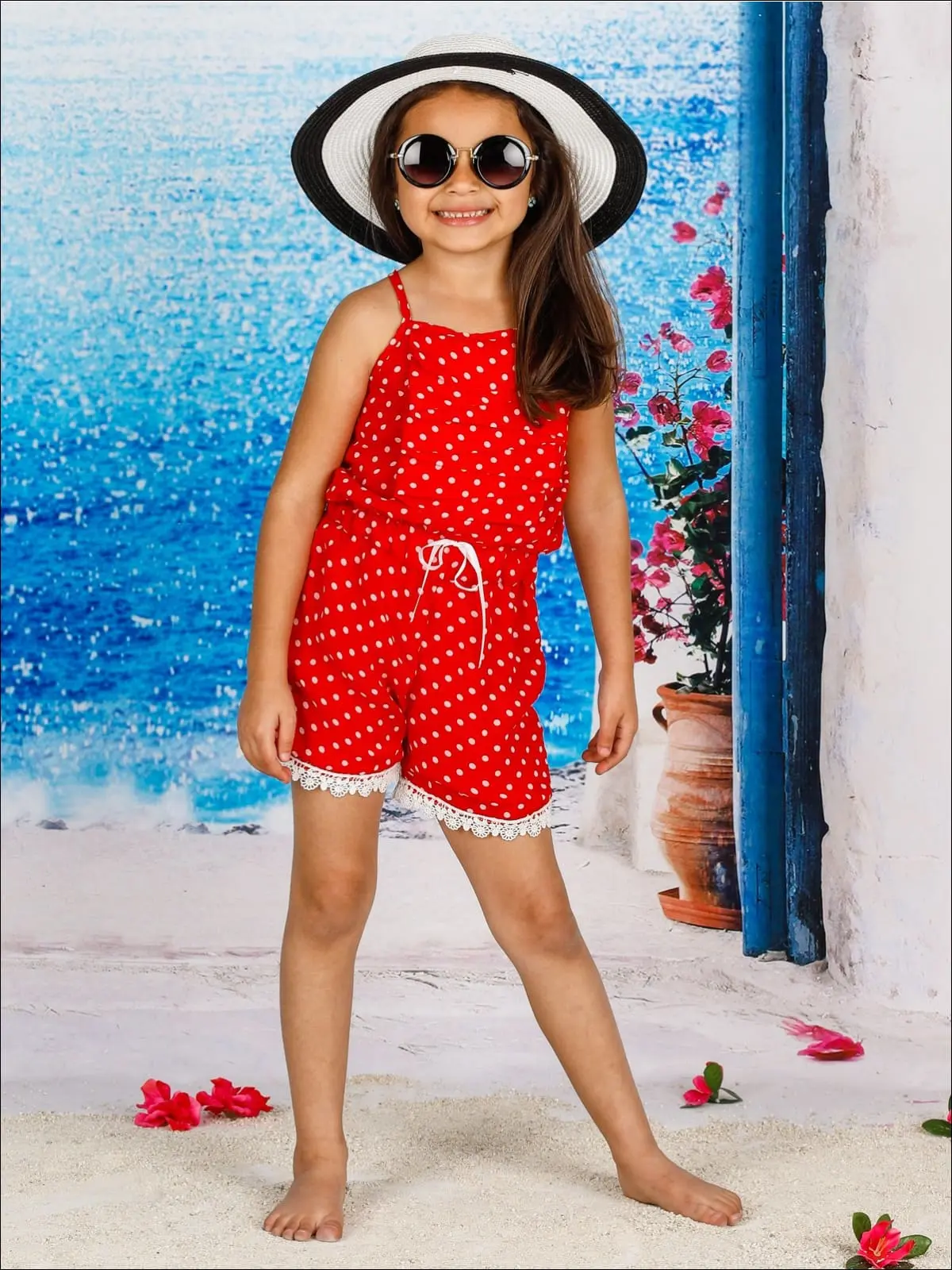 I've Been Spotted Cascading Ruffle Romper - Image 4