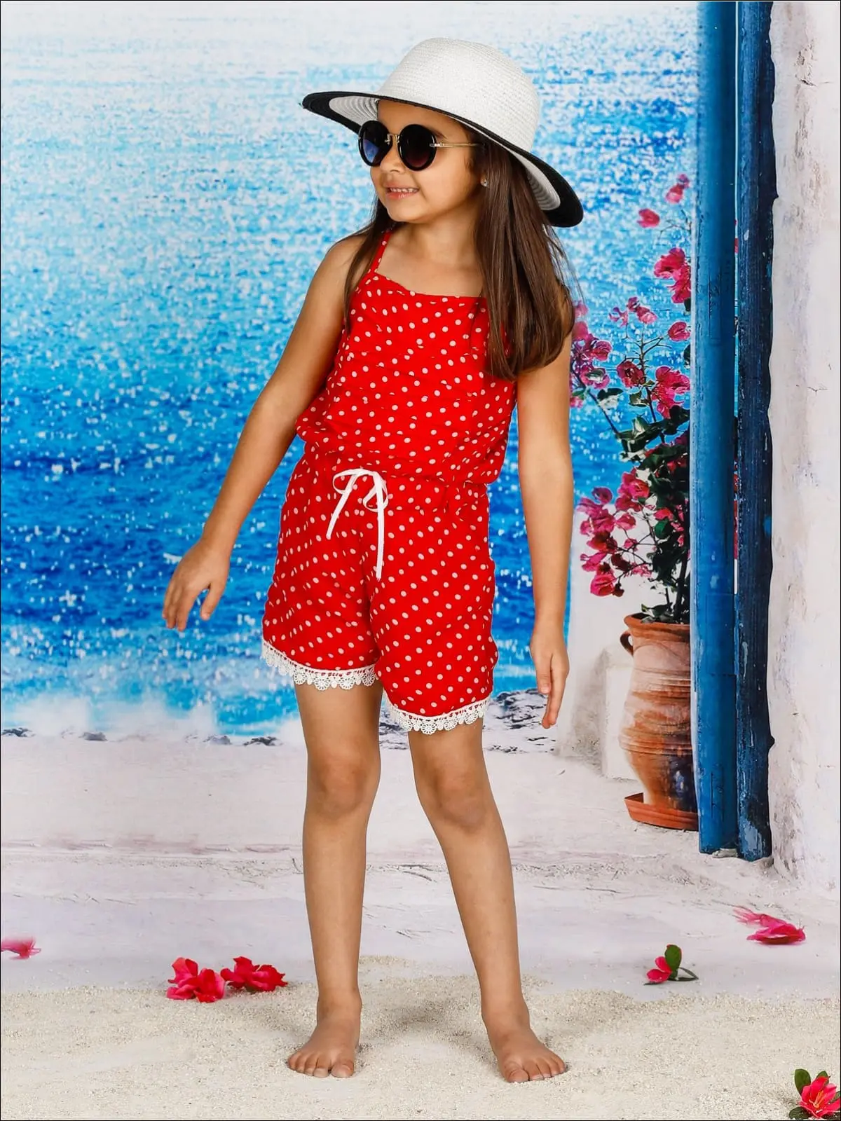 I've Been Spotted Cascading Ruffle Romper - Image 5