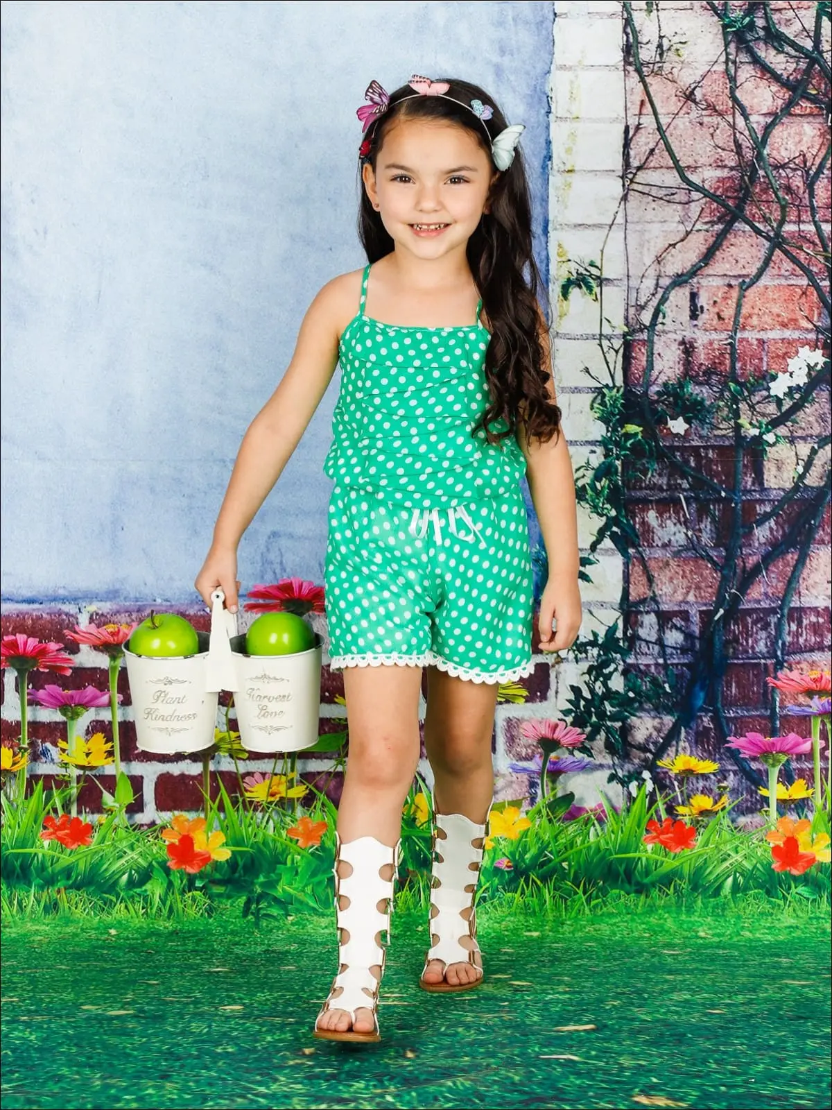 I've Been Spotted Cascading Ruffle Romper - Image 6