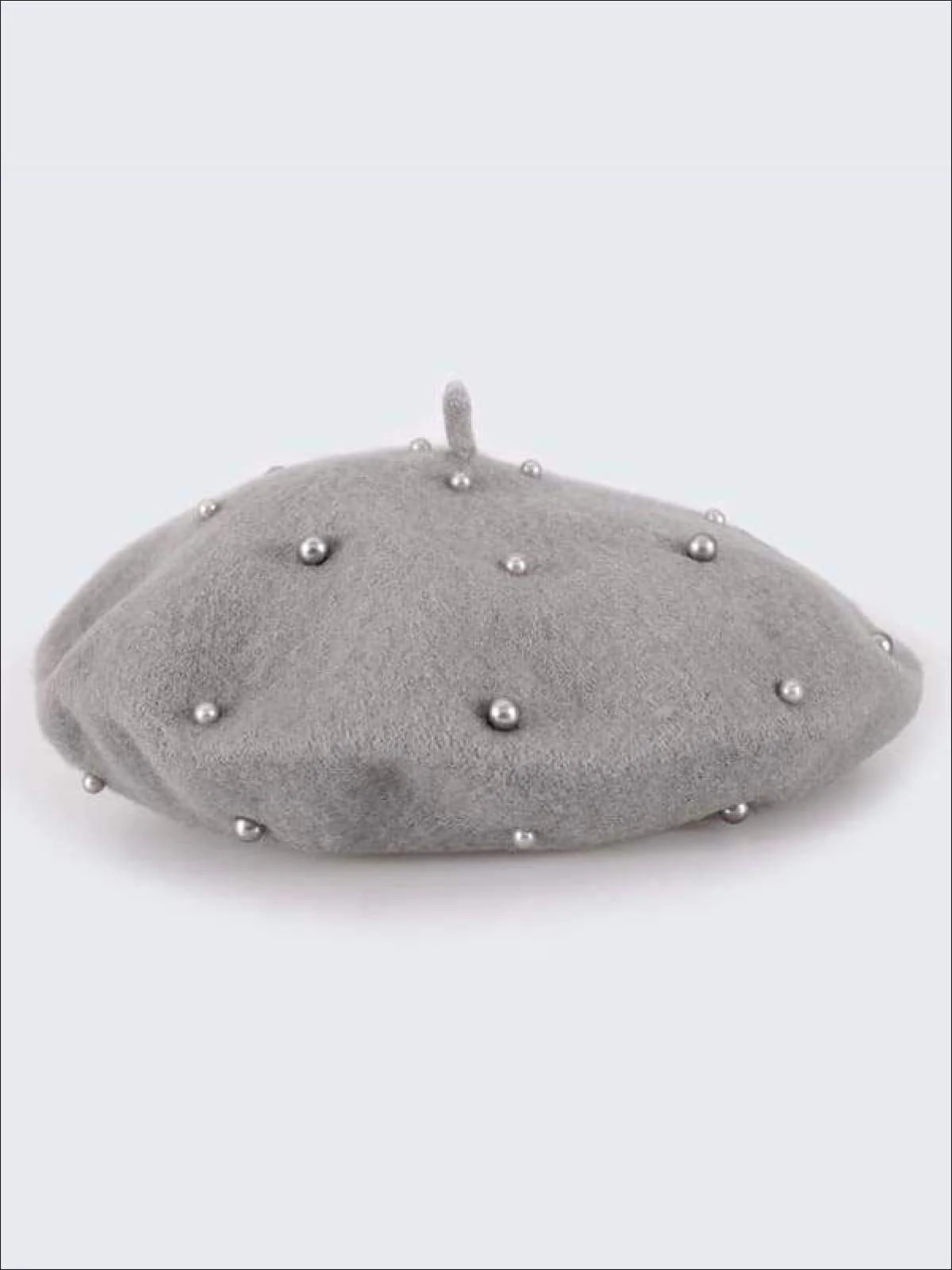 Girls Preppy Pearl Beret - Image 3