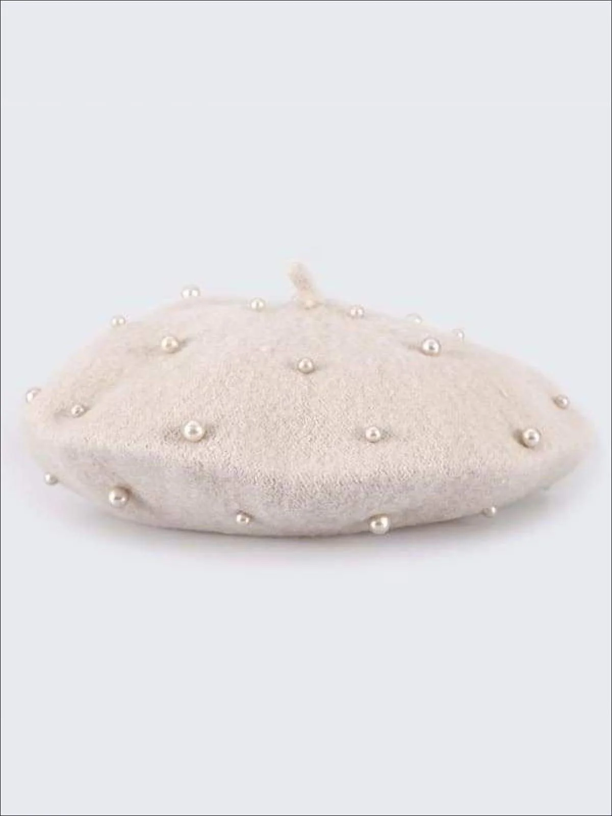 Girls Preppy Pearl Beret - Image 4