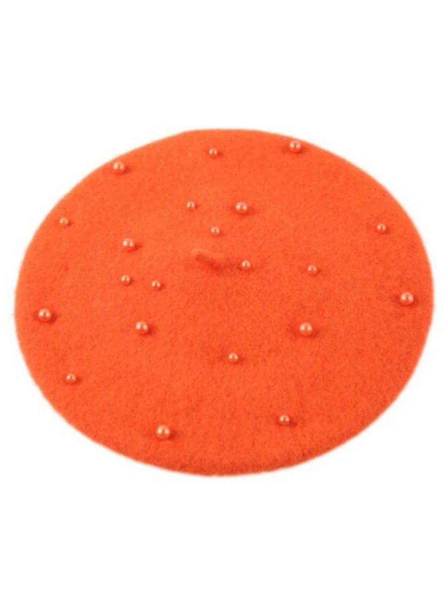 Girls Preppy Pearl Beret - Image 5