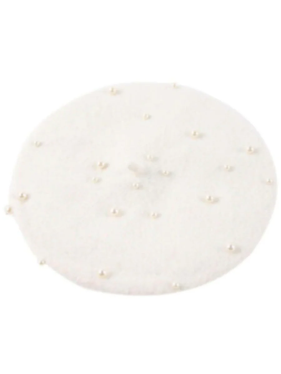 Girls Preppy Pearl Beret - Image 6