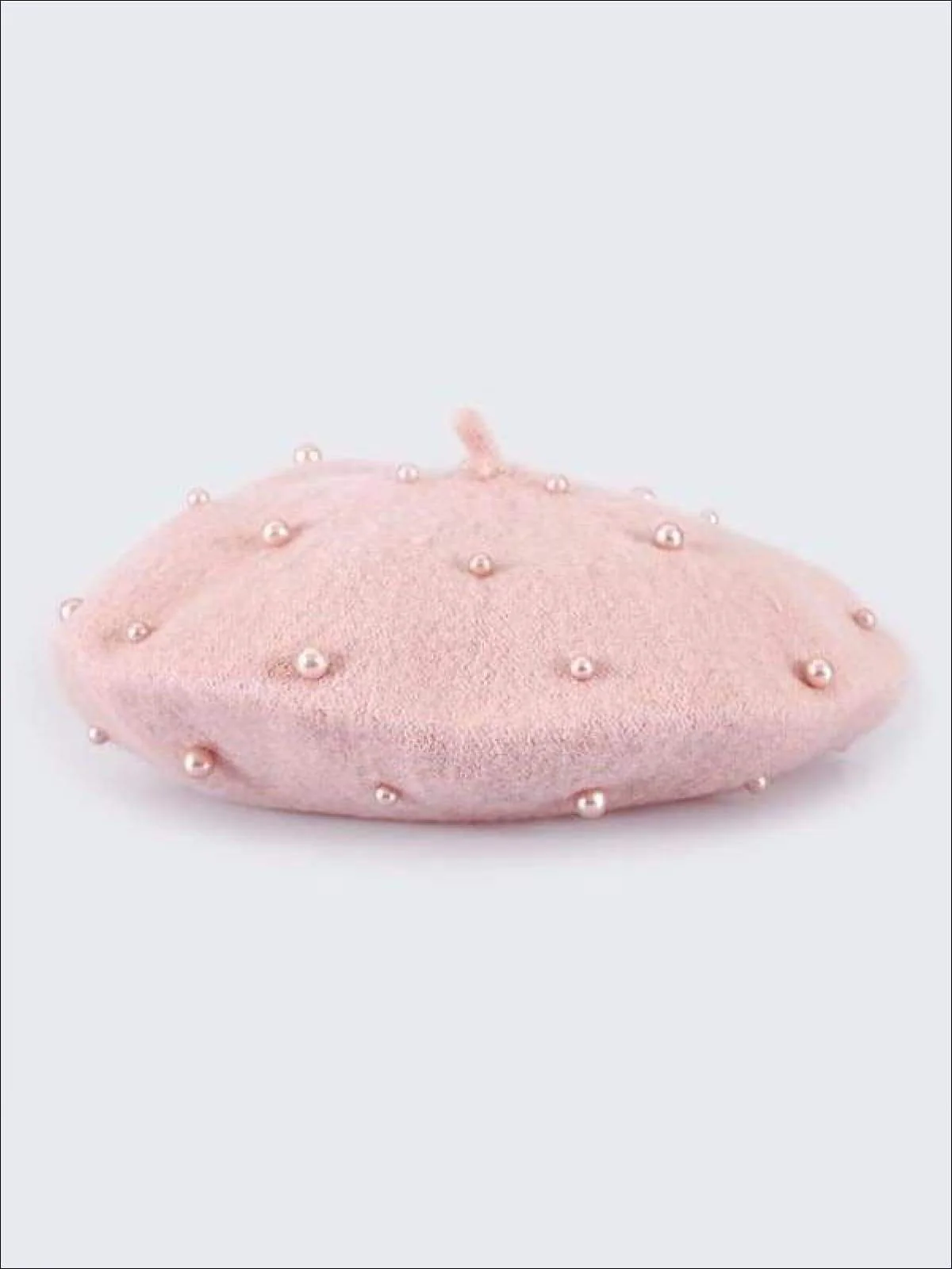 Girls Preppy Pearl Beret - Image 7