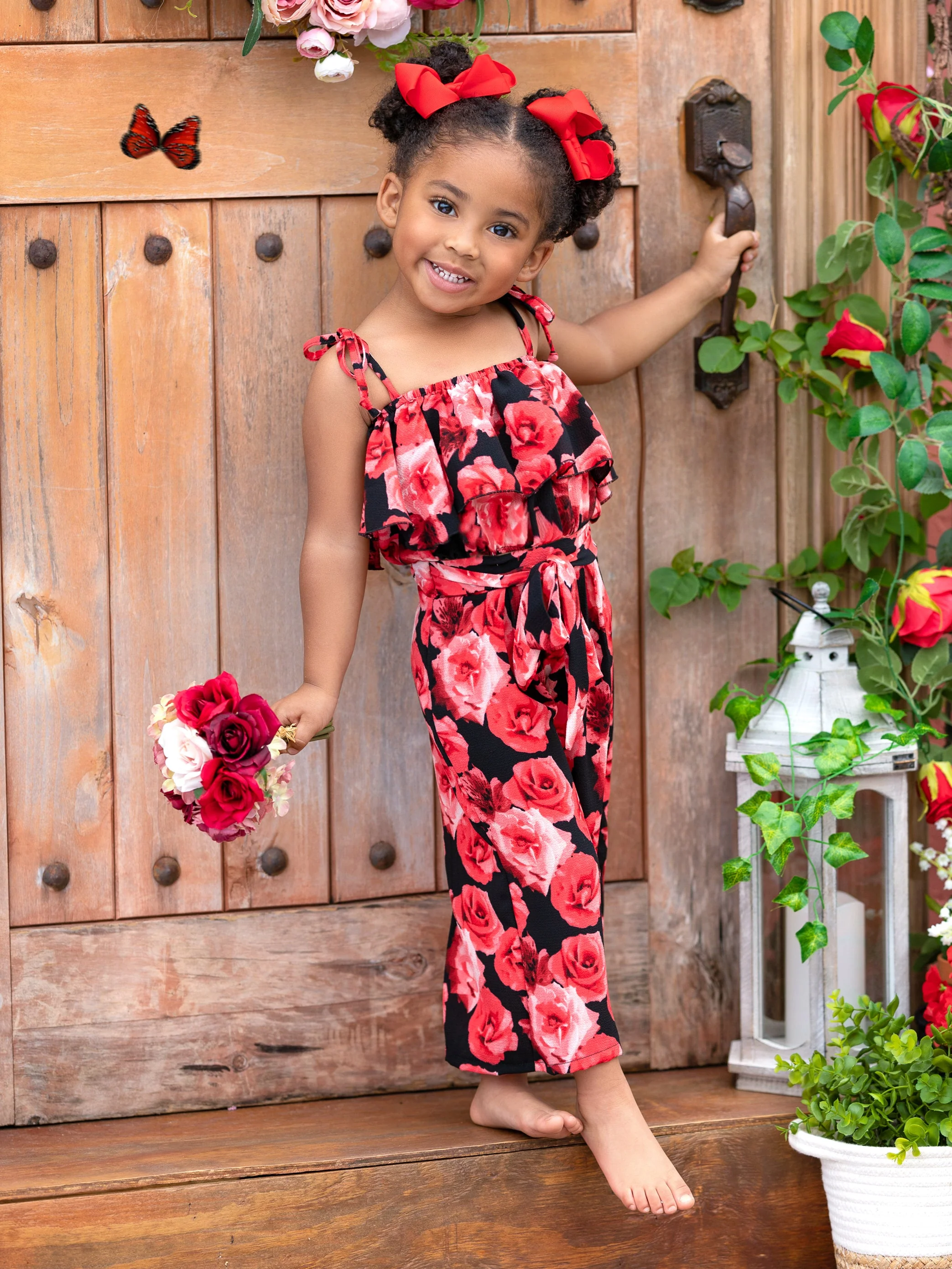 Hurray Bouquet Wide Leg Pants Set - Image 2