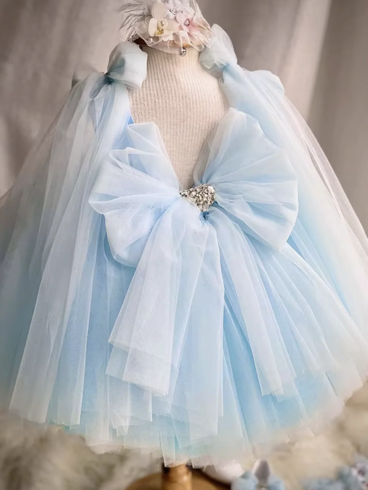 Fairy Inspired Floral Tulle Dress - Image 11