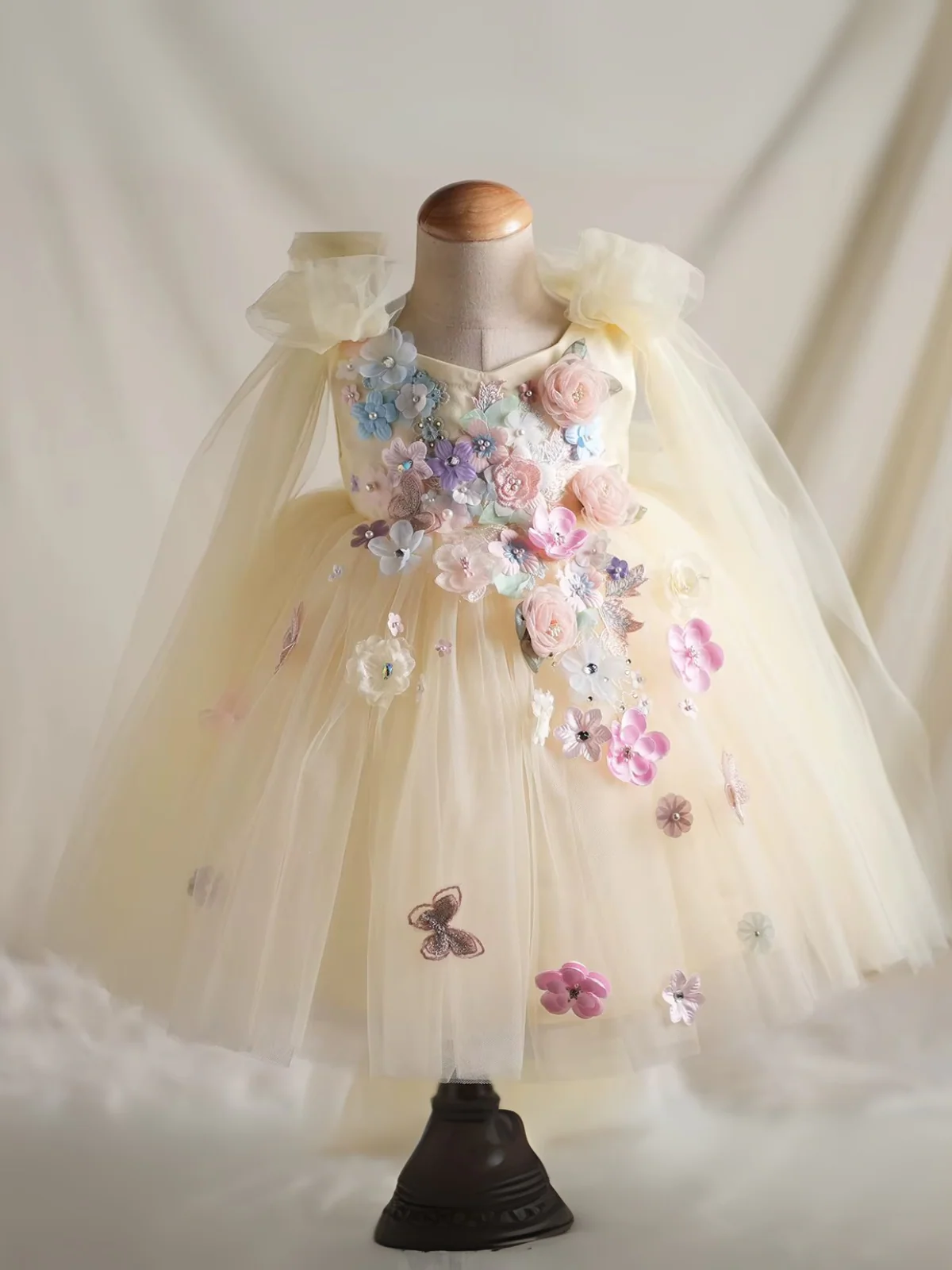 Fairy Inspired Floral Tulle Dress - Image 14