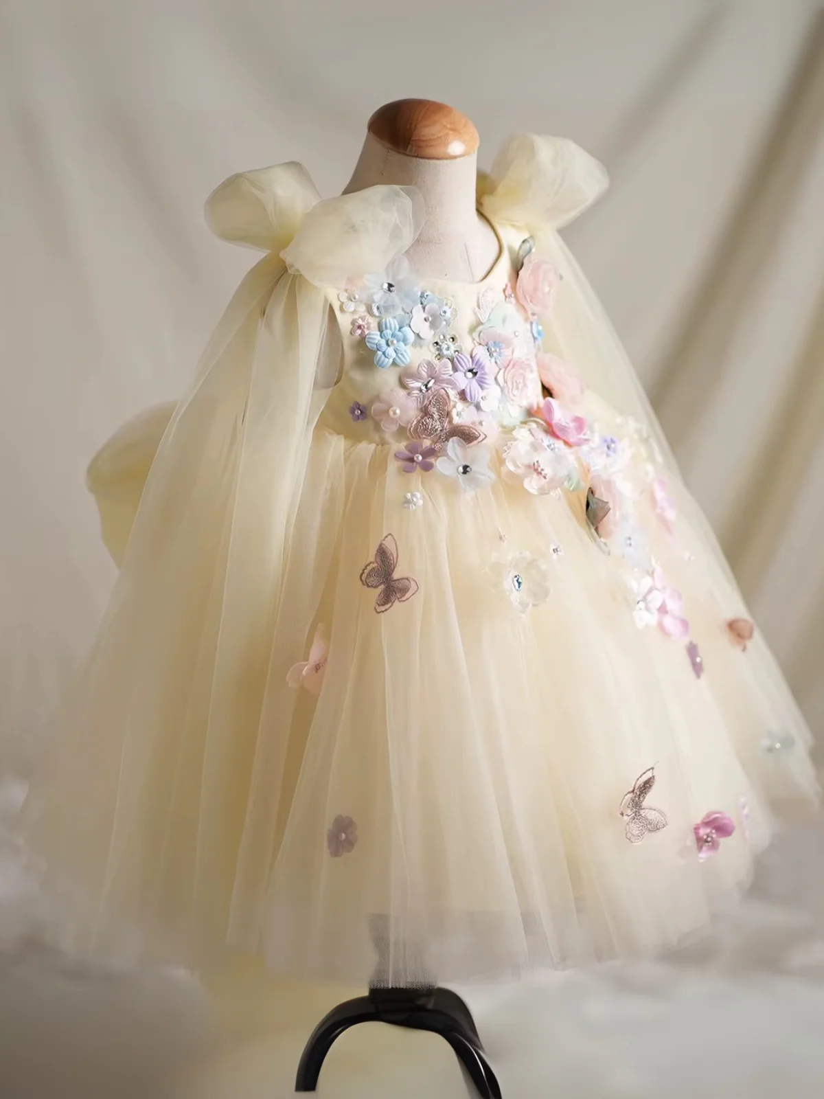 Fairy Inspired Floral Tulle Dress - Image 2