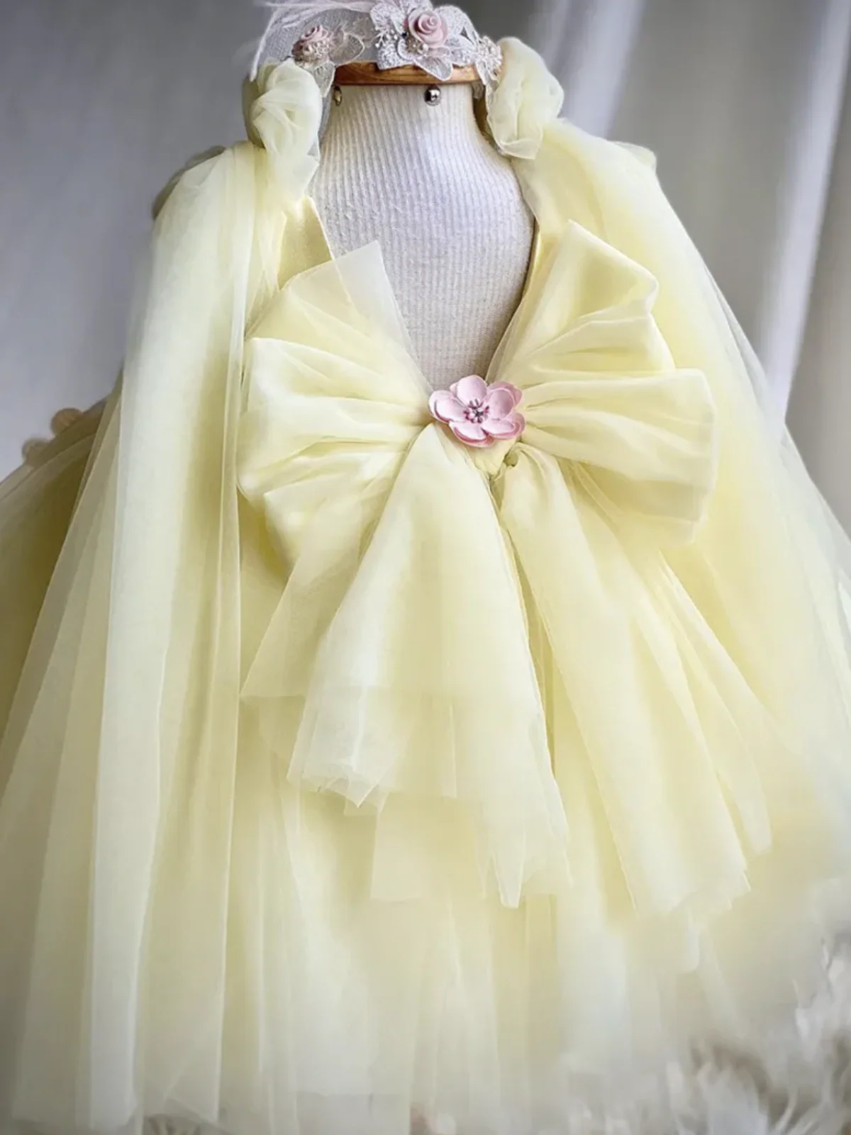 Fairy Inspired Floral Tulle Dress - Image 4