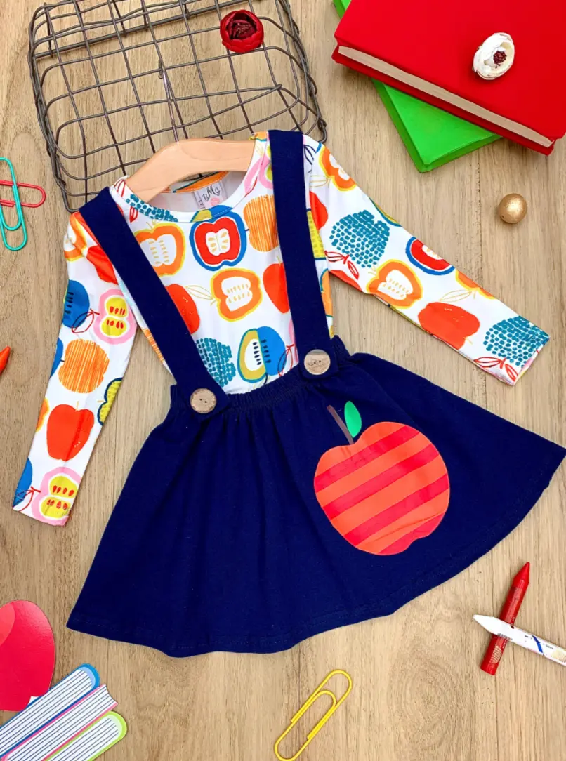 Stellar Apple Overall Skirt Set - Image 3