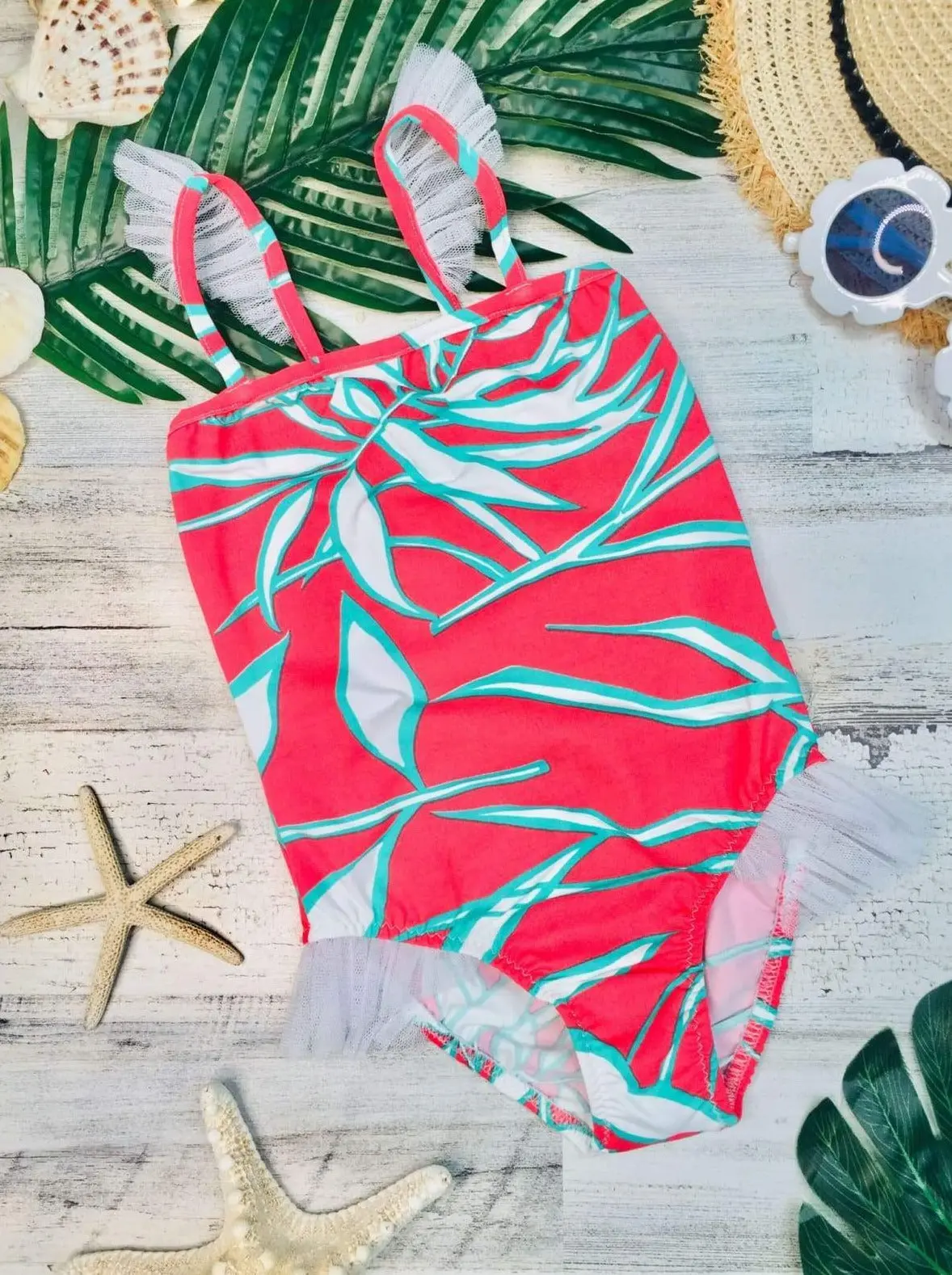 Coral Reef One Piece Swimsuit - Image 3