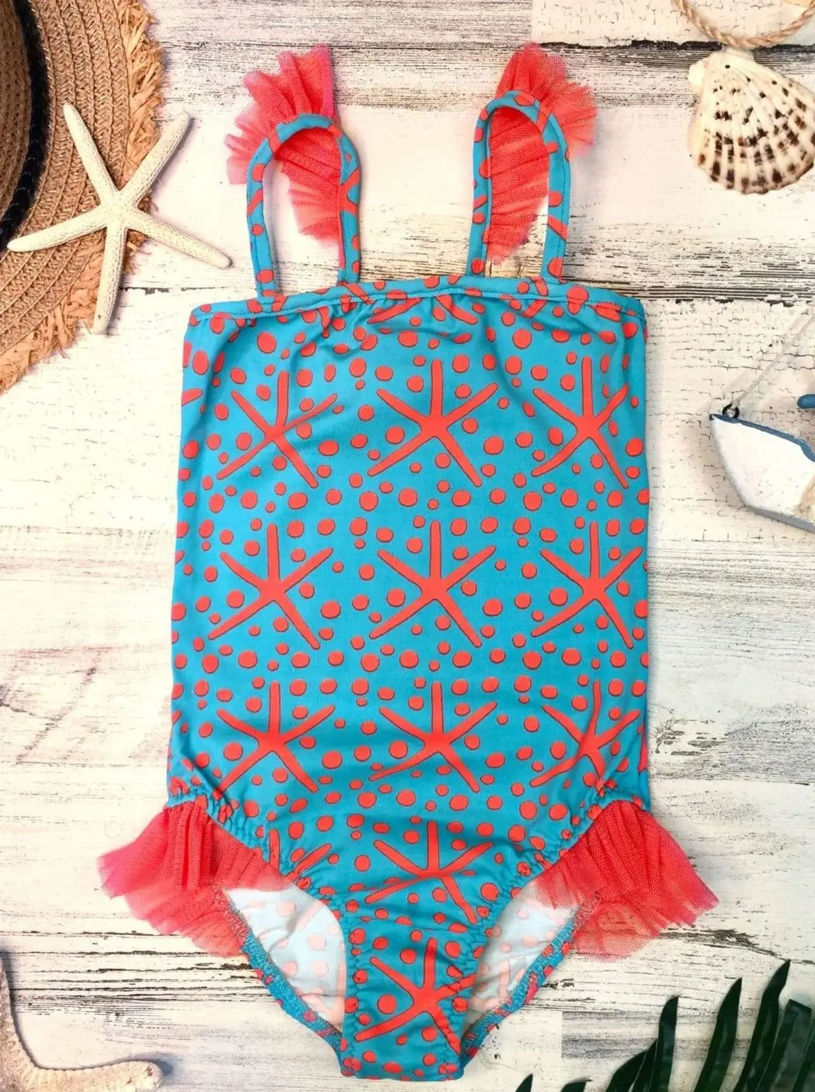 Coral Reef One Piece Swimsuit - Image 4