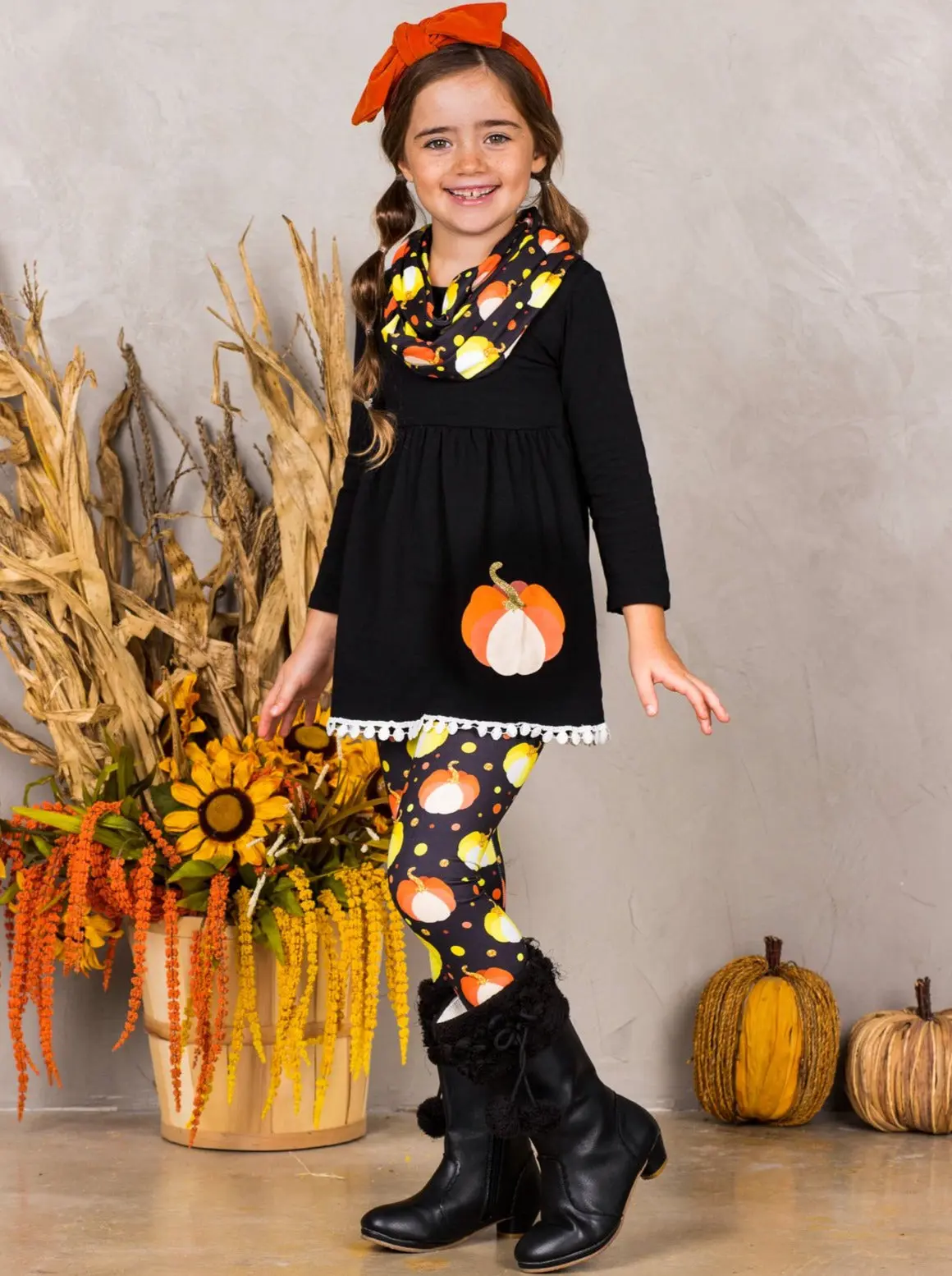 The Gourd Life Tunic, Leggings and Scarf Set - Image 2