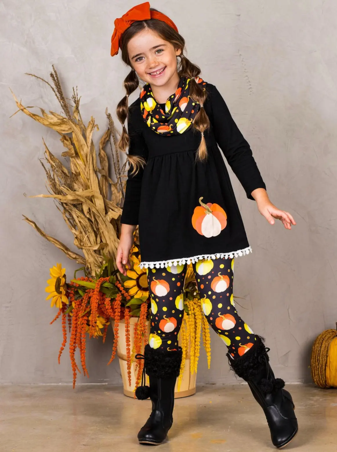 The Gourd Life Tunic, Leggings and Scarf Set - Image 3