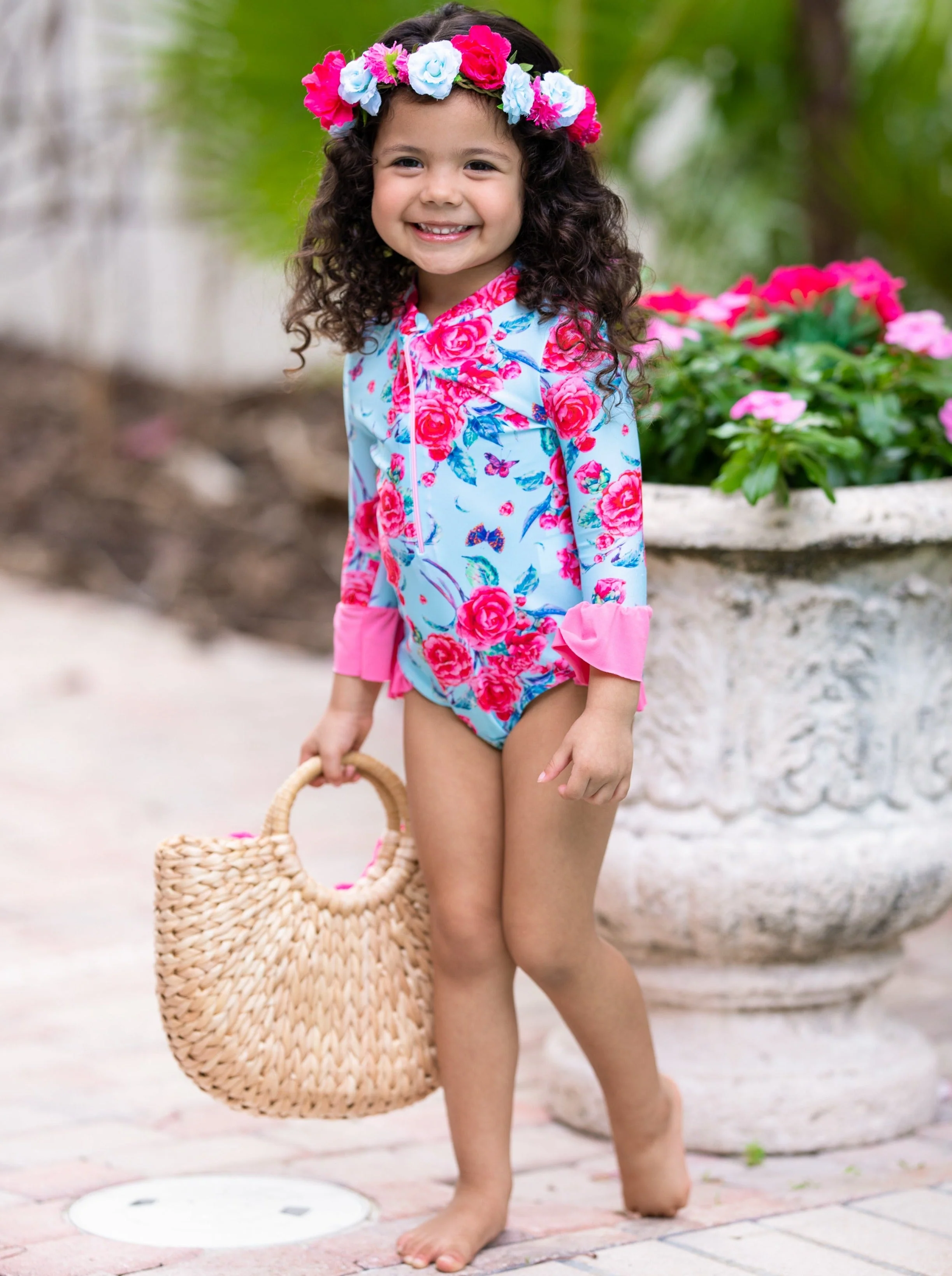 Ready For Sun Rash Guard One Piece Swimsuit - Image 4
