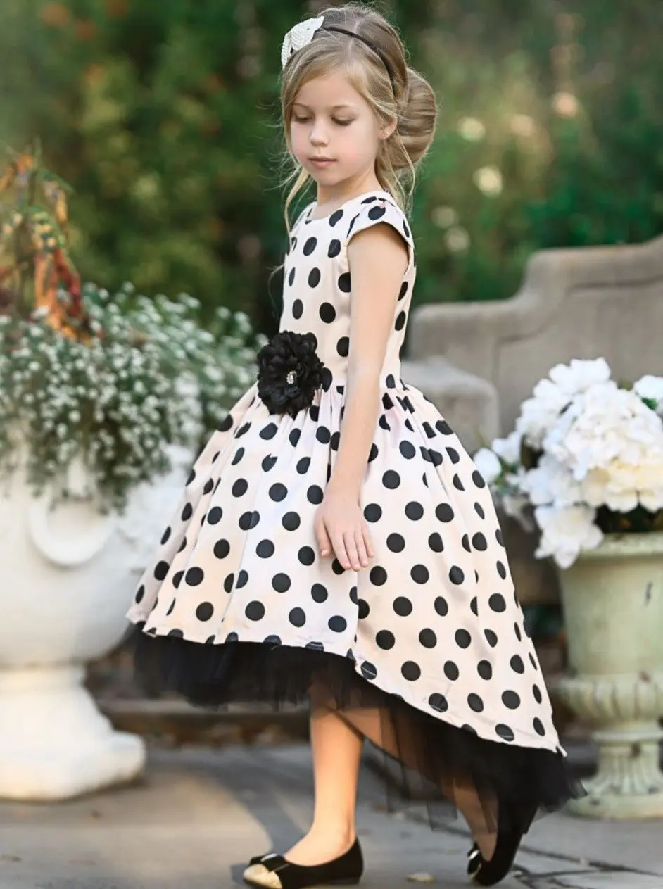 Evening In Paris Cap Sleeve Hi-Lo Tulle Dress - Image 3