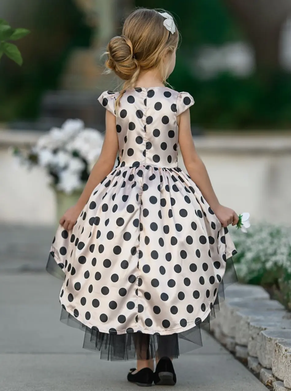 Evening In Paris Cap Sleeve Hi-Lo Tulle Dress - Image 5