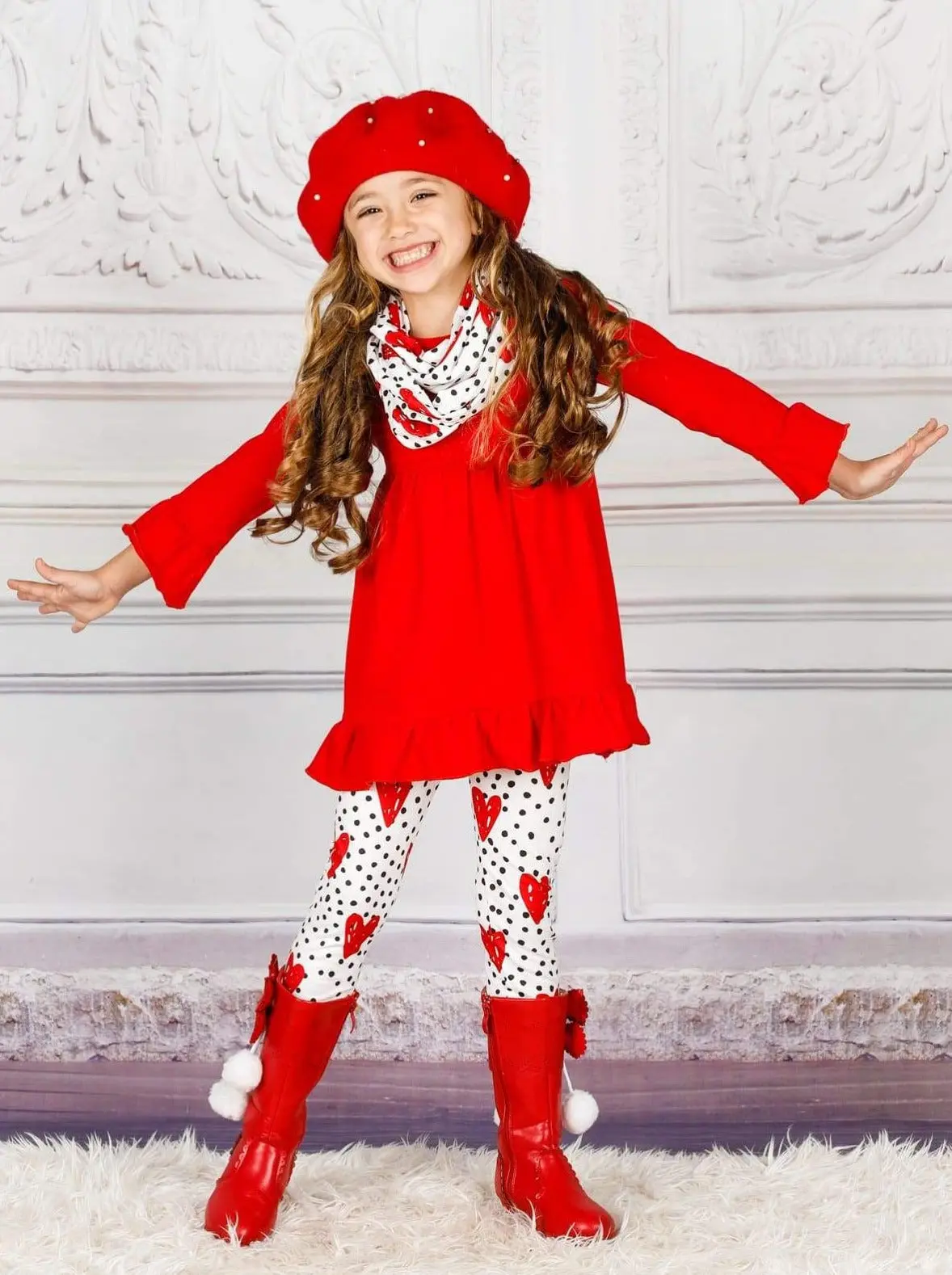 Secret Admirer Tunic, Scarf and Legging Set - Image 5