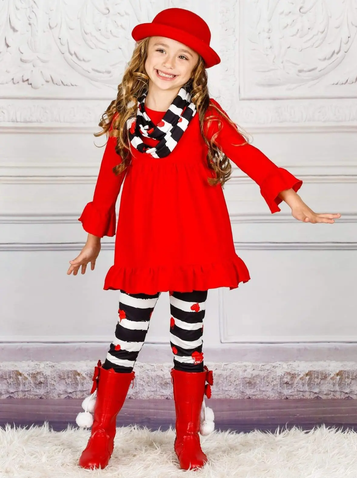 Secret Admirer Tunic, Scarf and Legging Set - Image 6