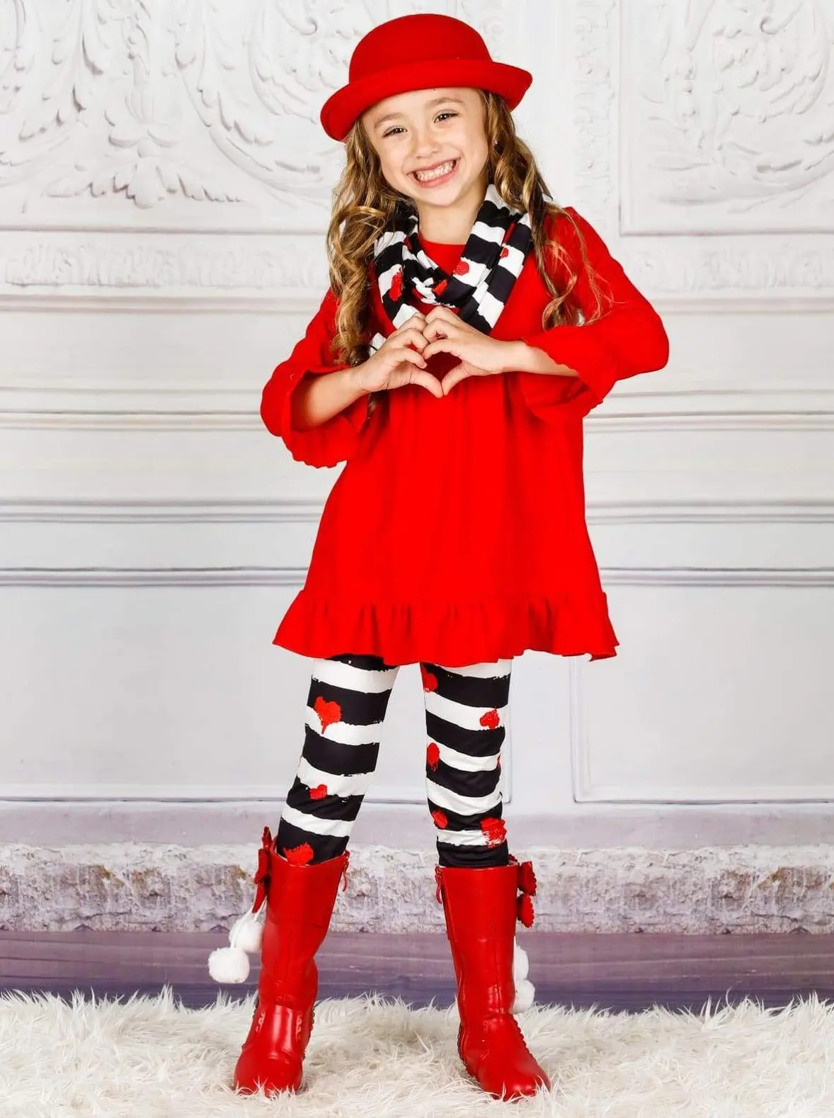 Secret Admirer Tunic, Scarf and Legging Set - Image 7