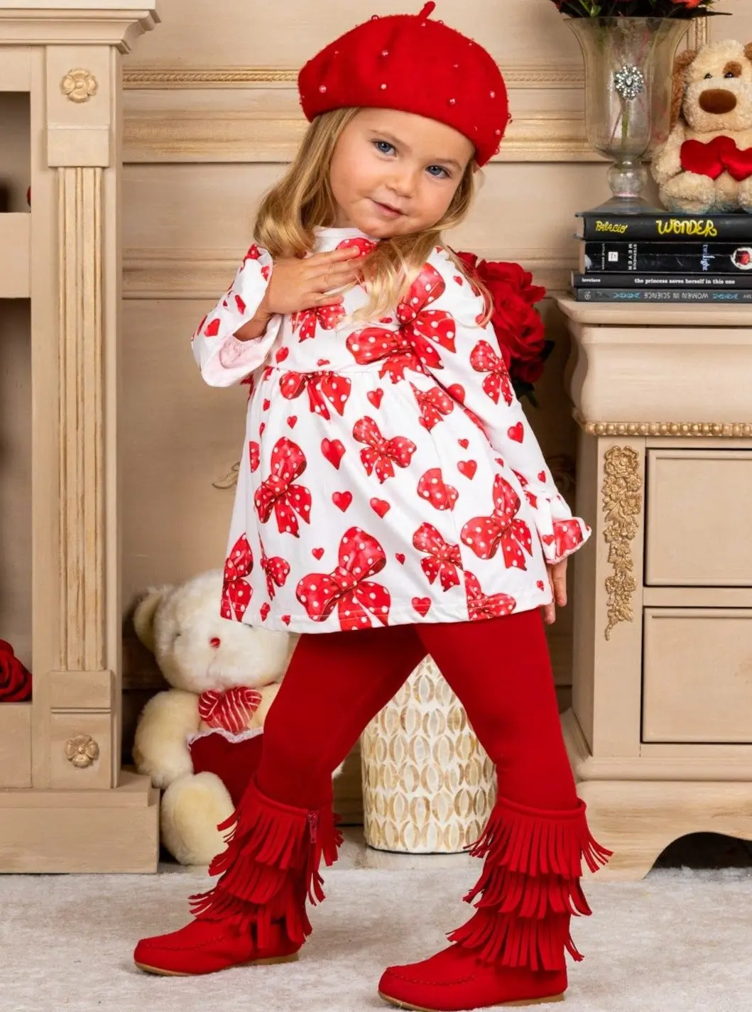 True Love Bow Legging Set - Image 2