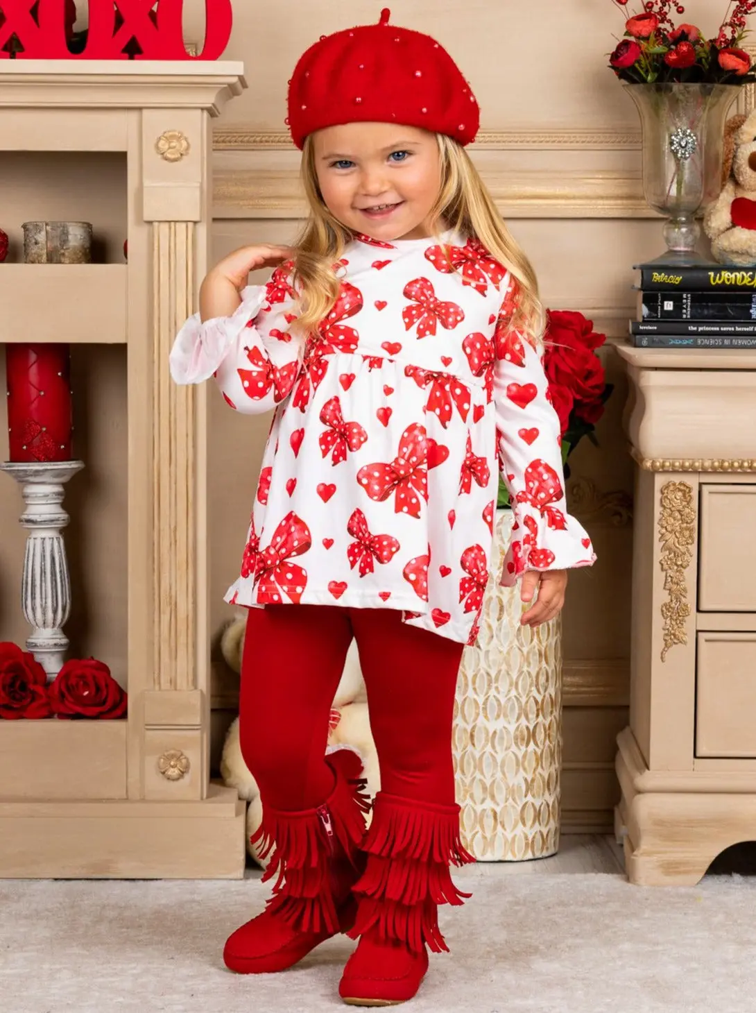 True Love Bow Legging Set - Image 3