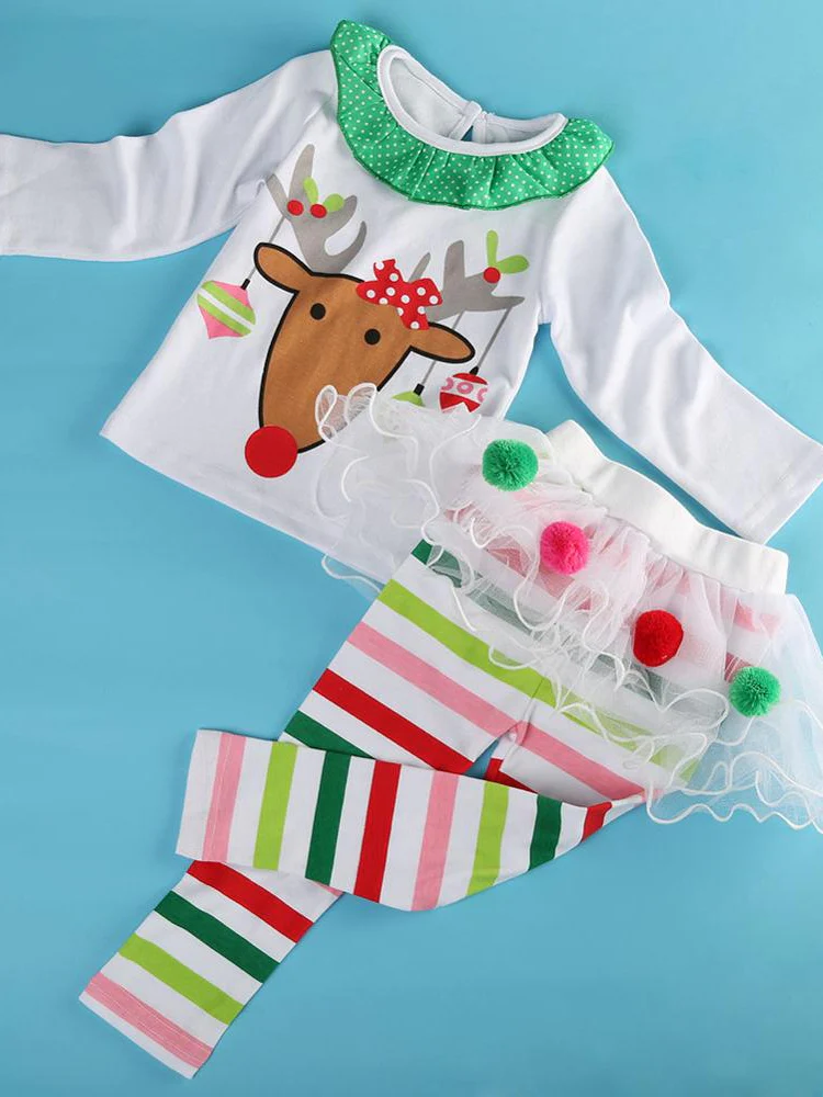 Reindeer Games Tutu Legging Set - Image 2