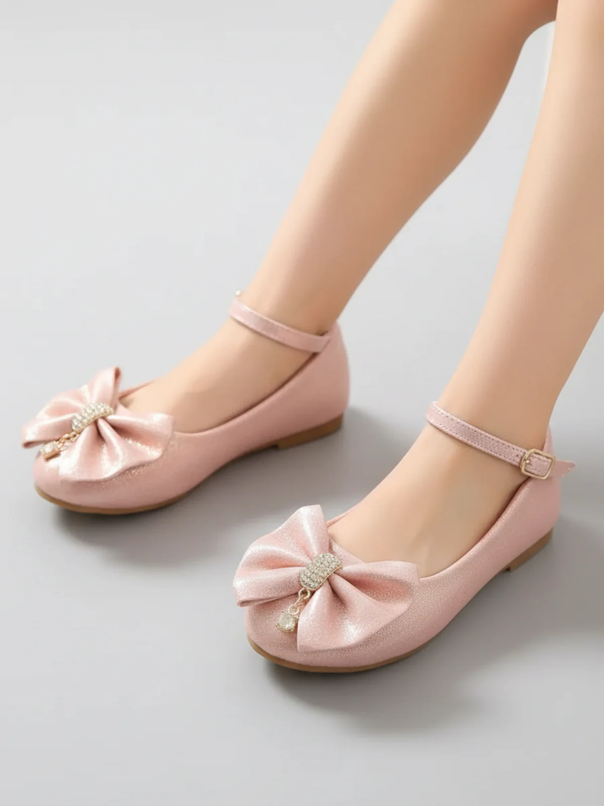 Little Royal Rhinestone Bow Flats By Liv and Mia - Image 8