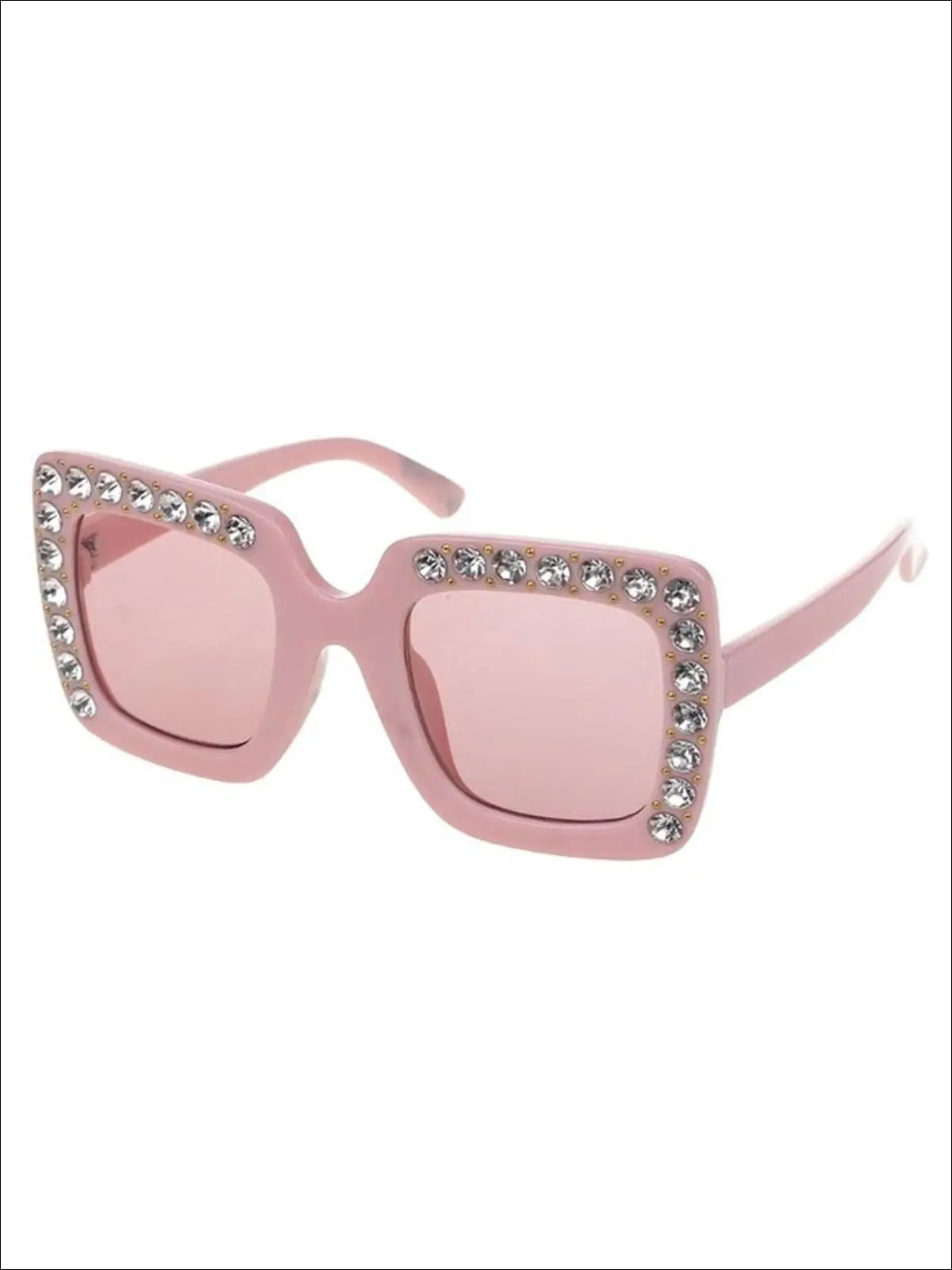Girls Rhinestone Rimmed Sunglasses - Image 5