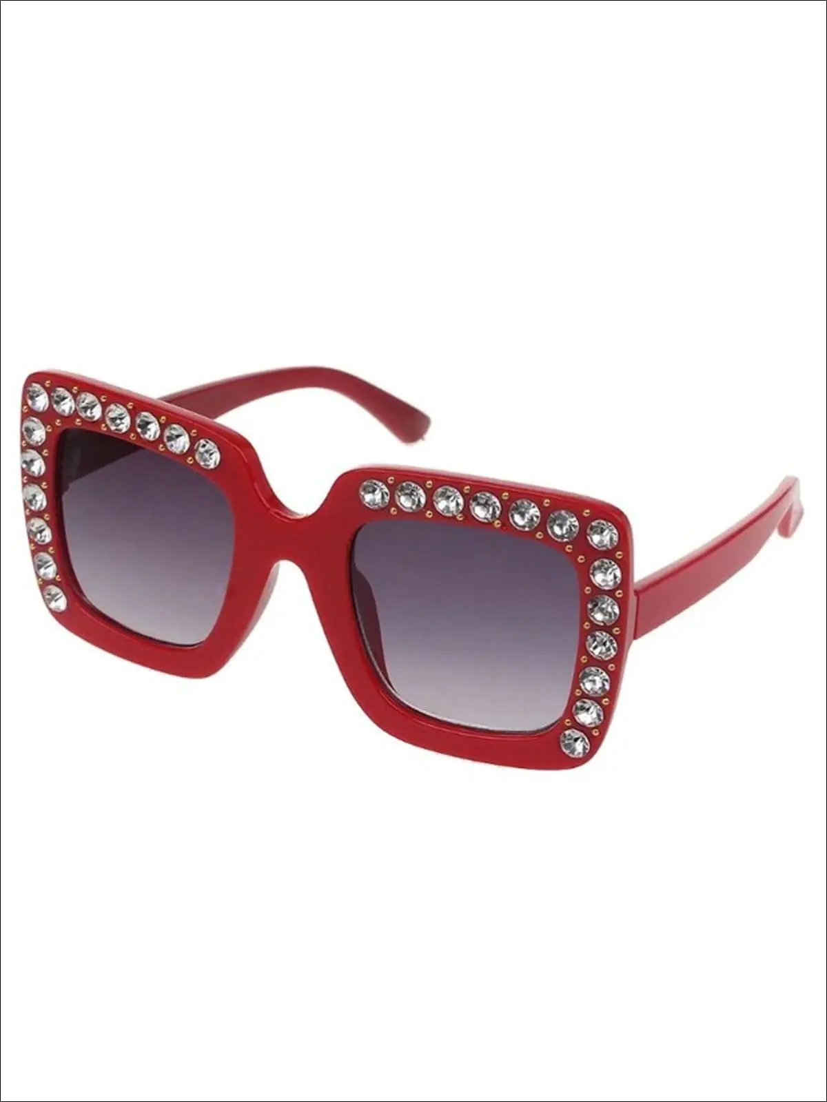 Girls Rhinestone Rimmed Sunglasses - Image 6