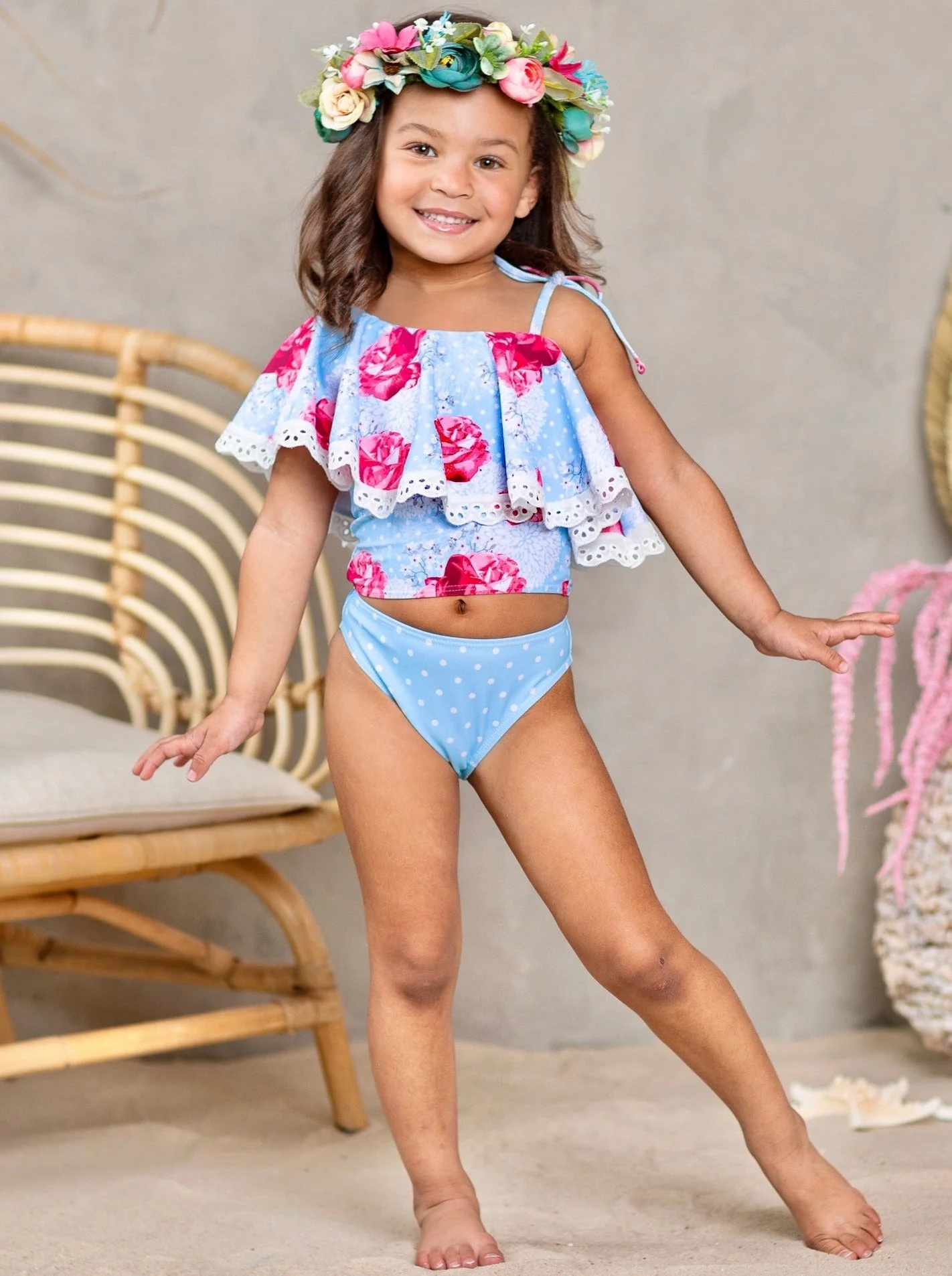 Roses Are Red Two Piece Swimsuit - Image 4
