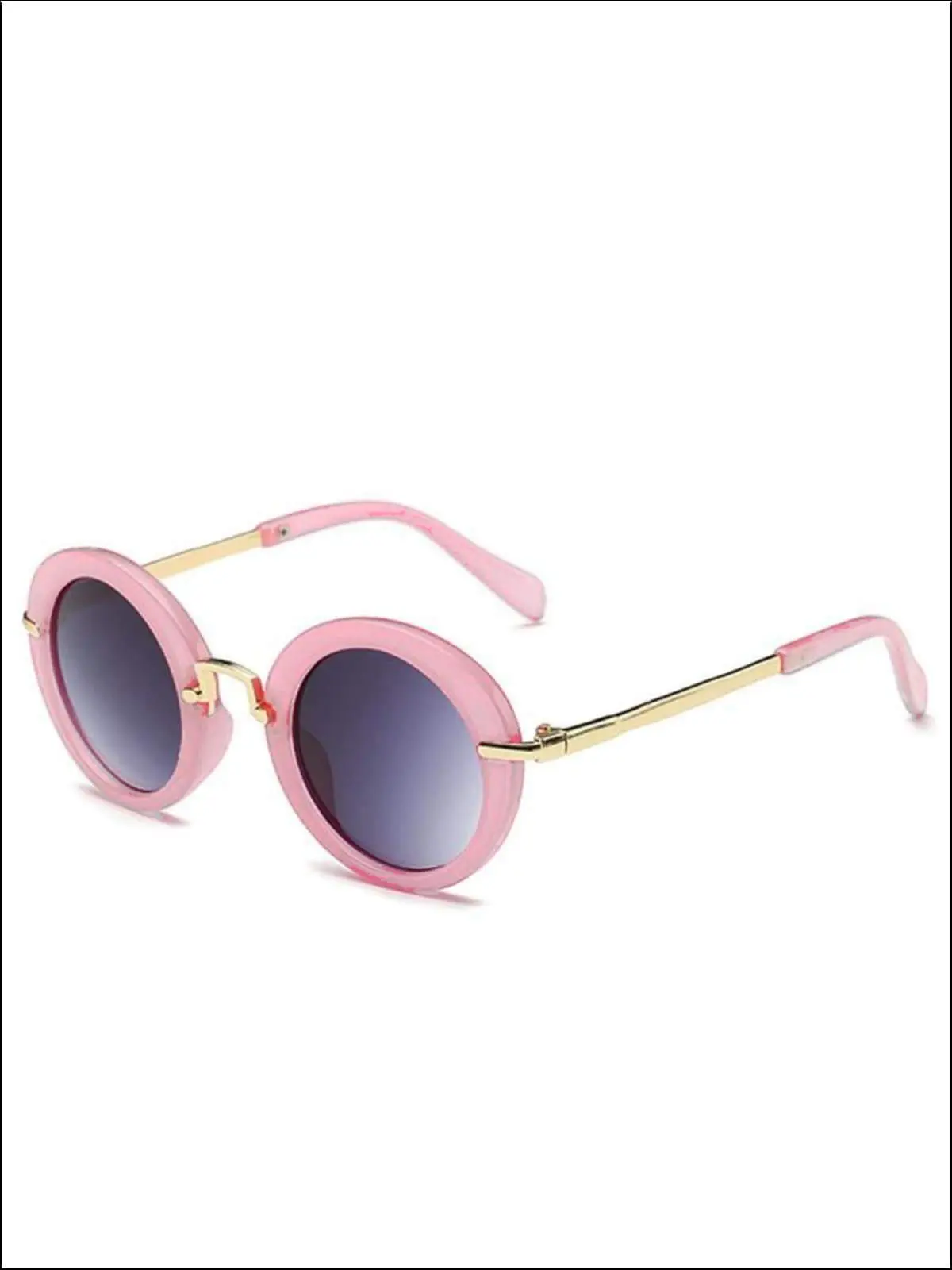 Girls Round Retro Sunglasses - Image 12