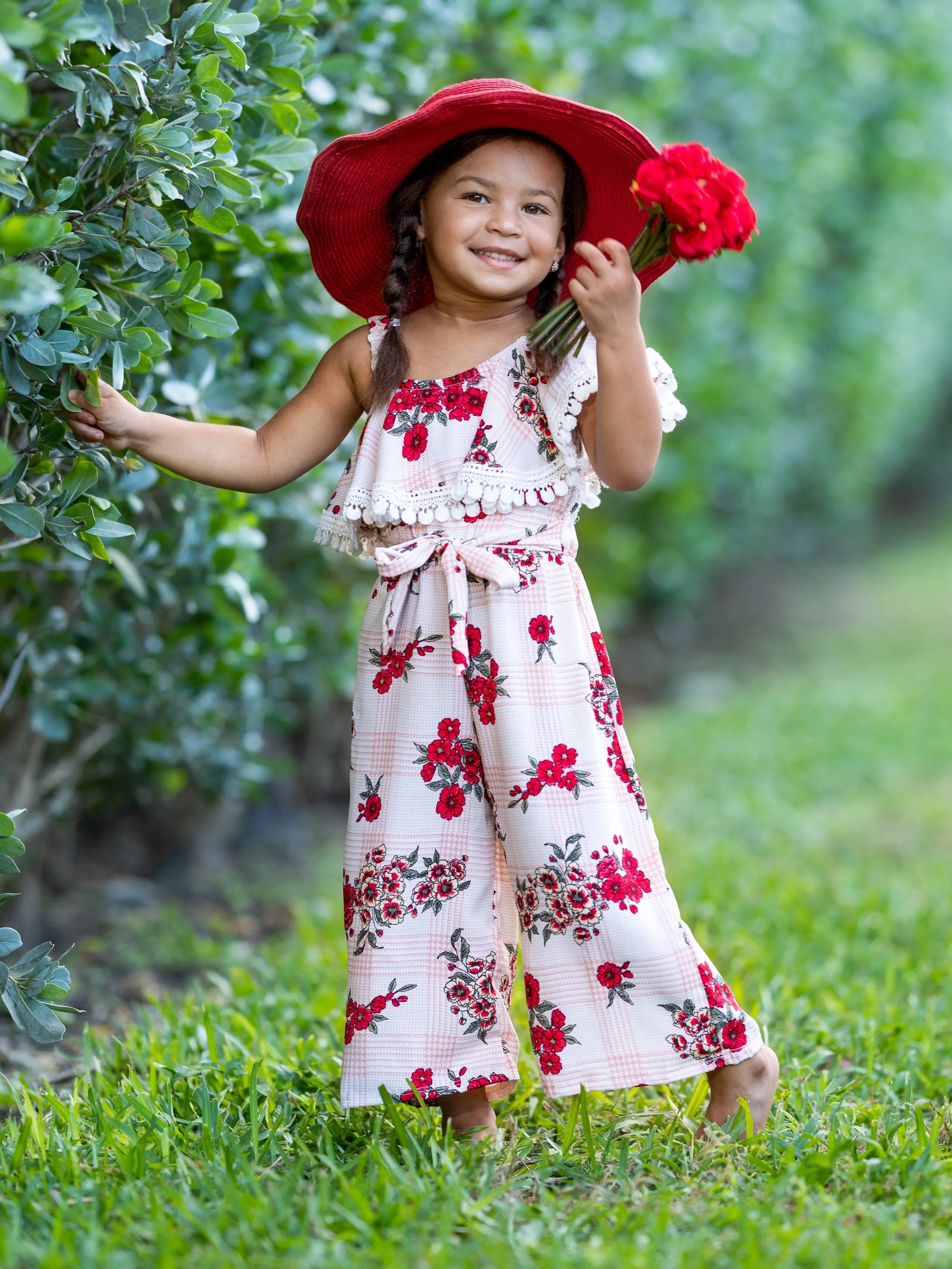 The Sweetest Day One Shoulder Jumpsuit - Image 7