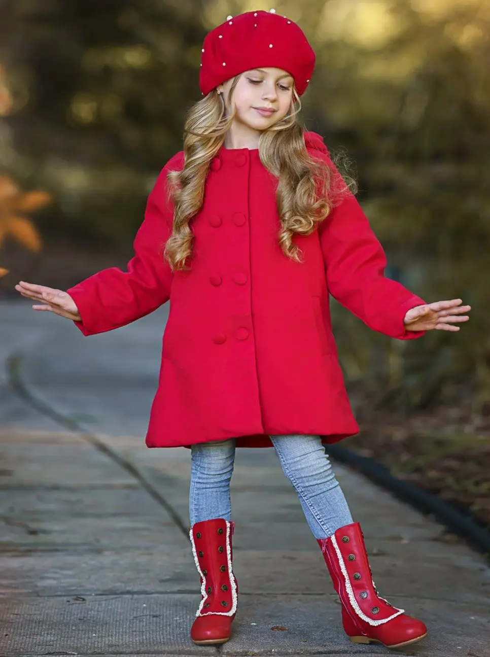Military Style Lace Ruffle Trimmed Boots  By Liv and Mia - Image 5