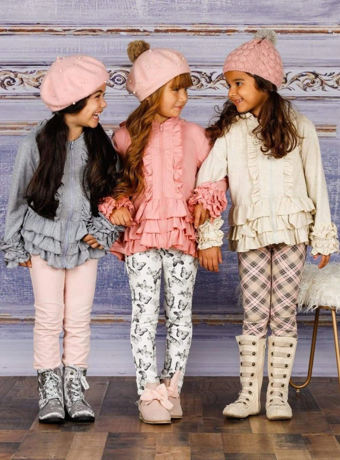 Cute N Cozy Ruffled Hoodie Jacket - Image 3